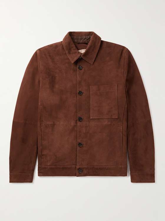 mrporter.com | Suede Shirt Jacket