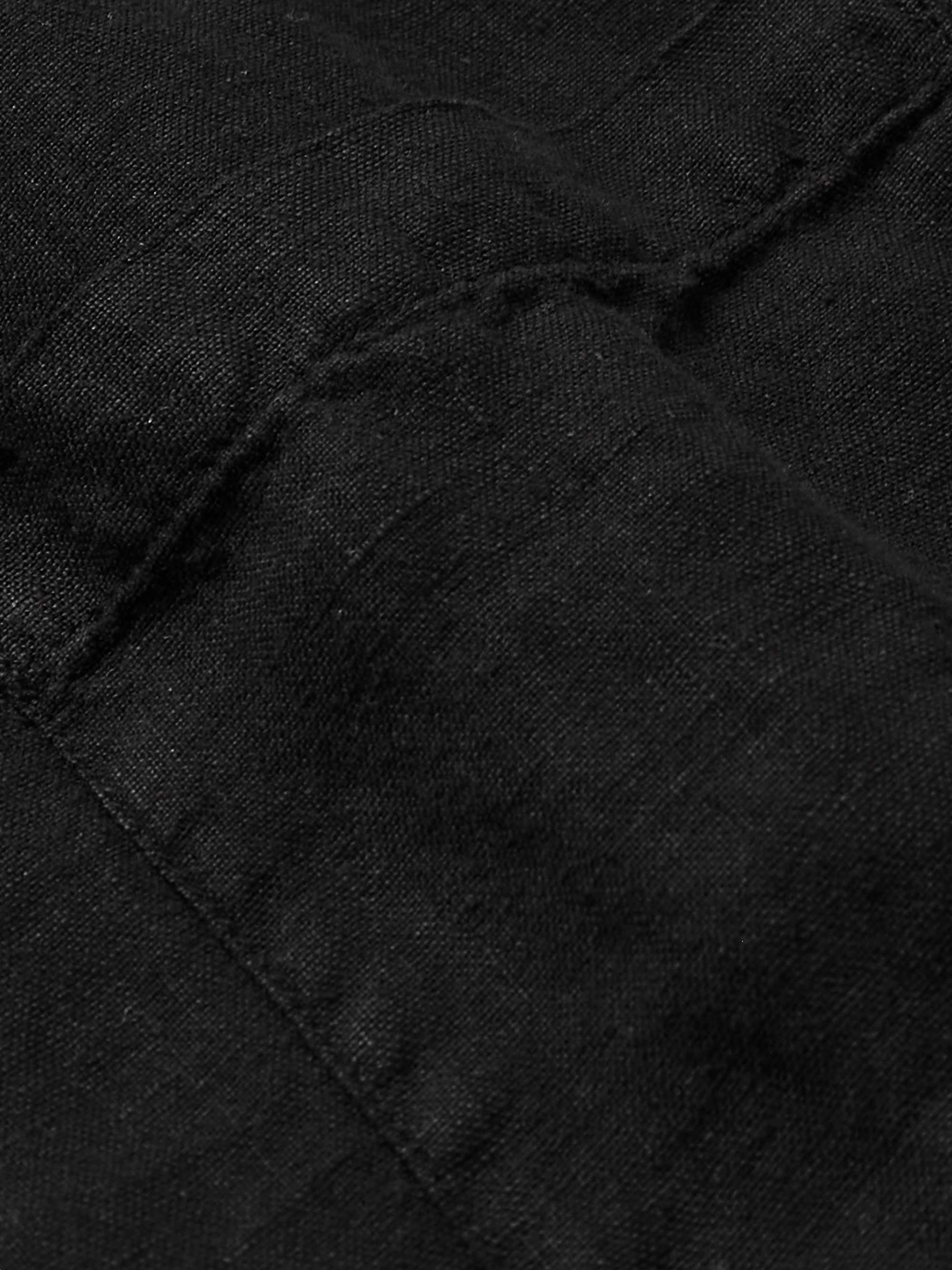 PORTUGUESE FLANNEL Camp-Collar Linen Shirt