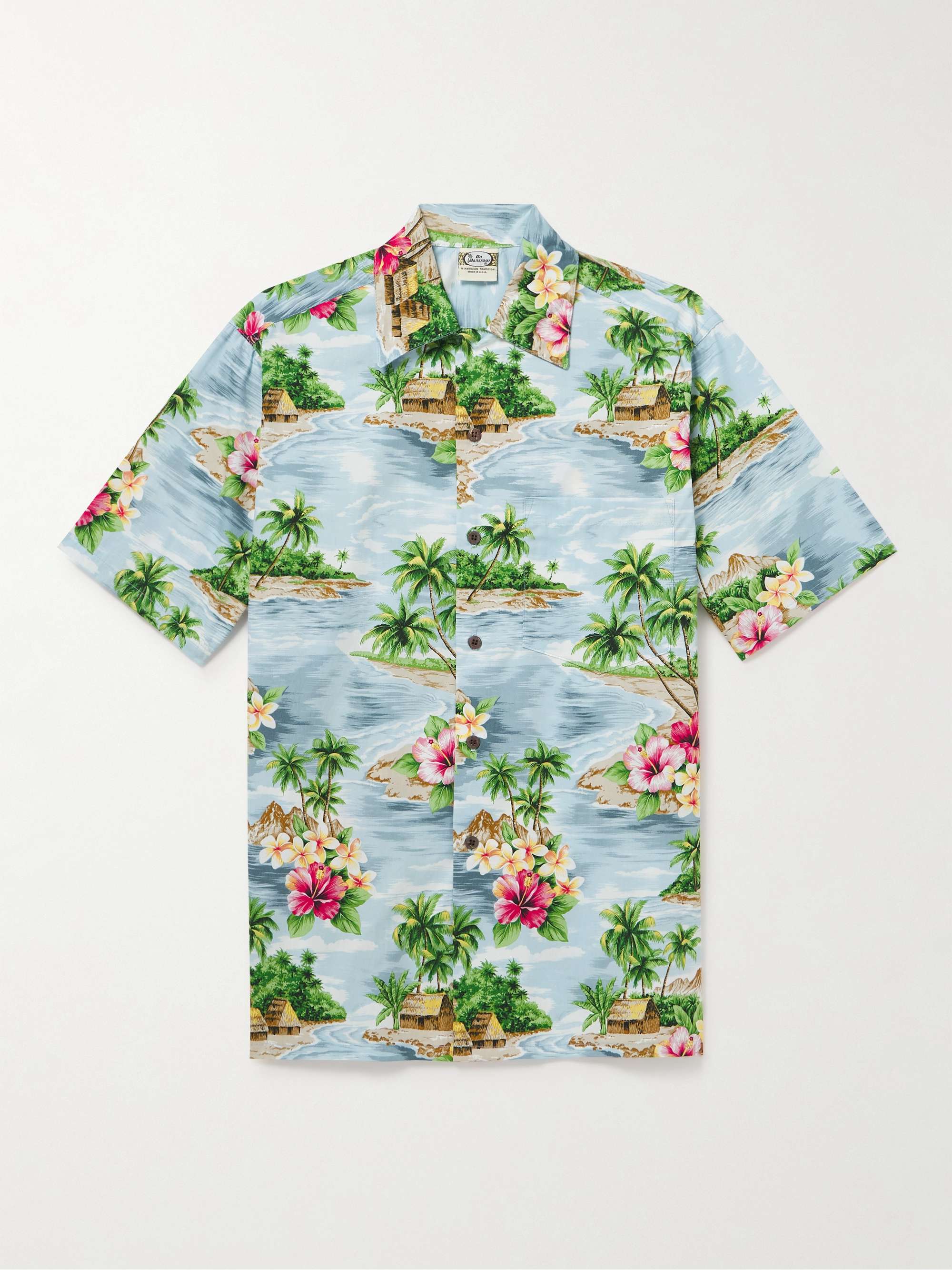 barefoot hawaiian shirts