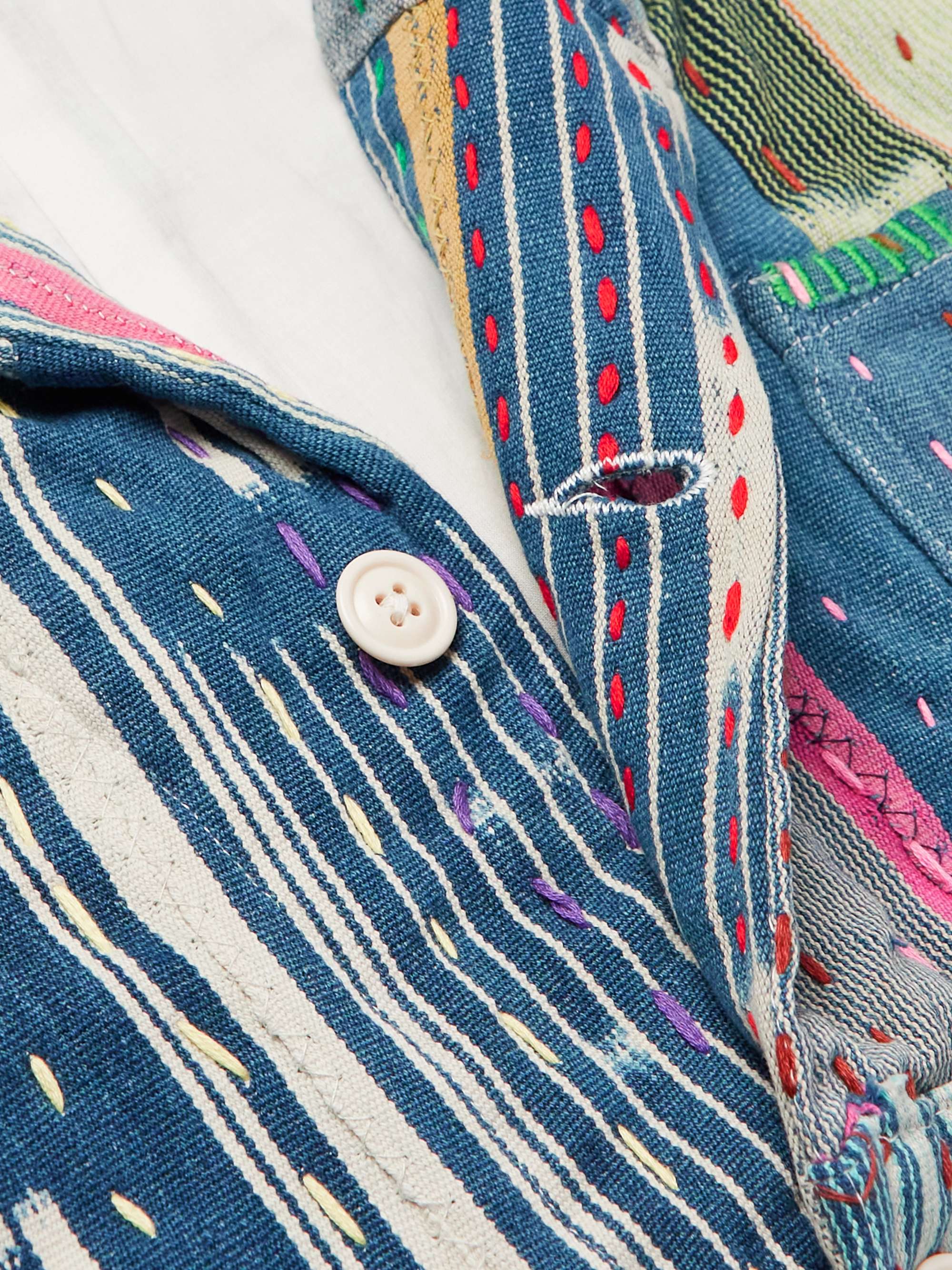 MONITALY Italian Jail Patchwork Cotton Jacket