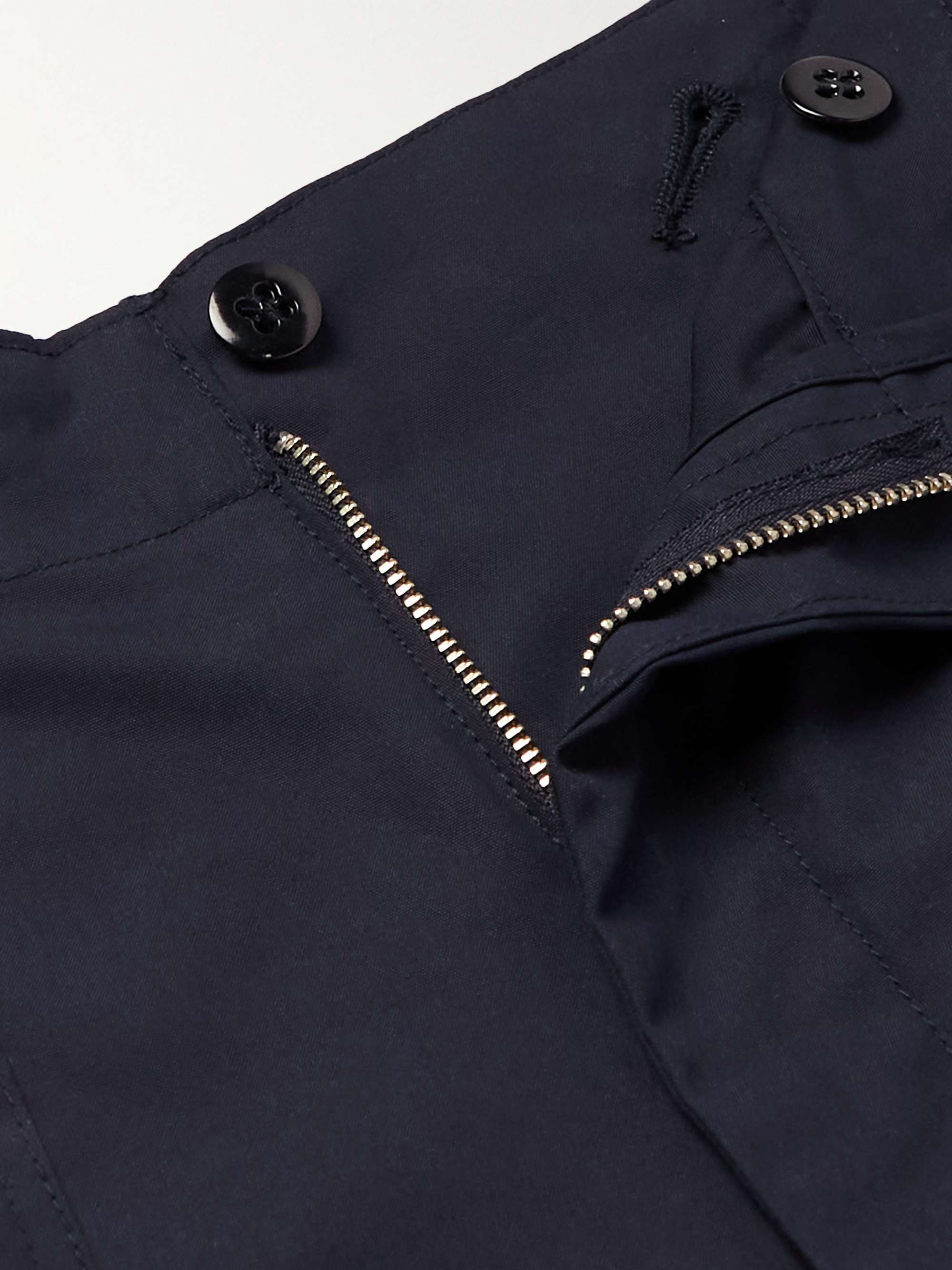 MONITALY Fatigue Straight-Leg Cotton-Twill Shorts