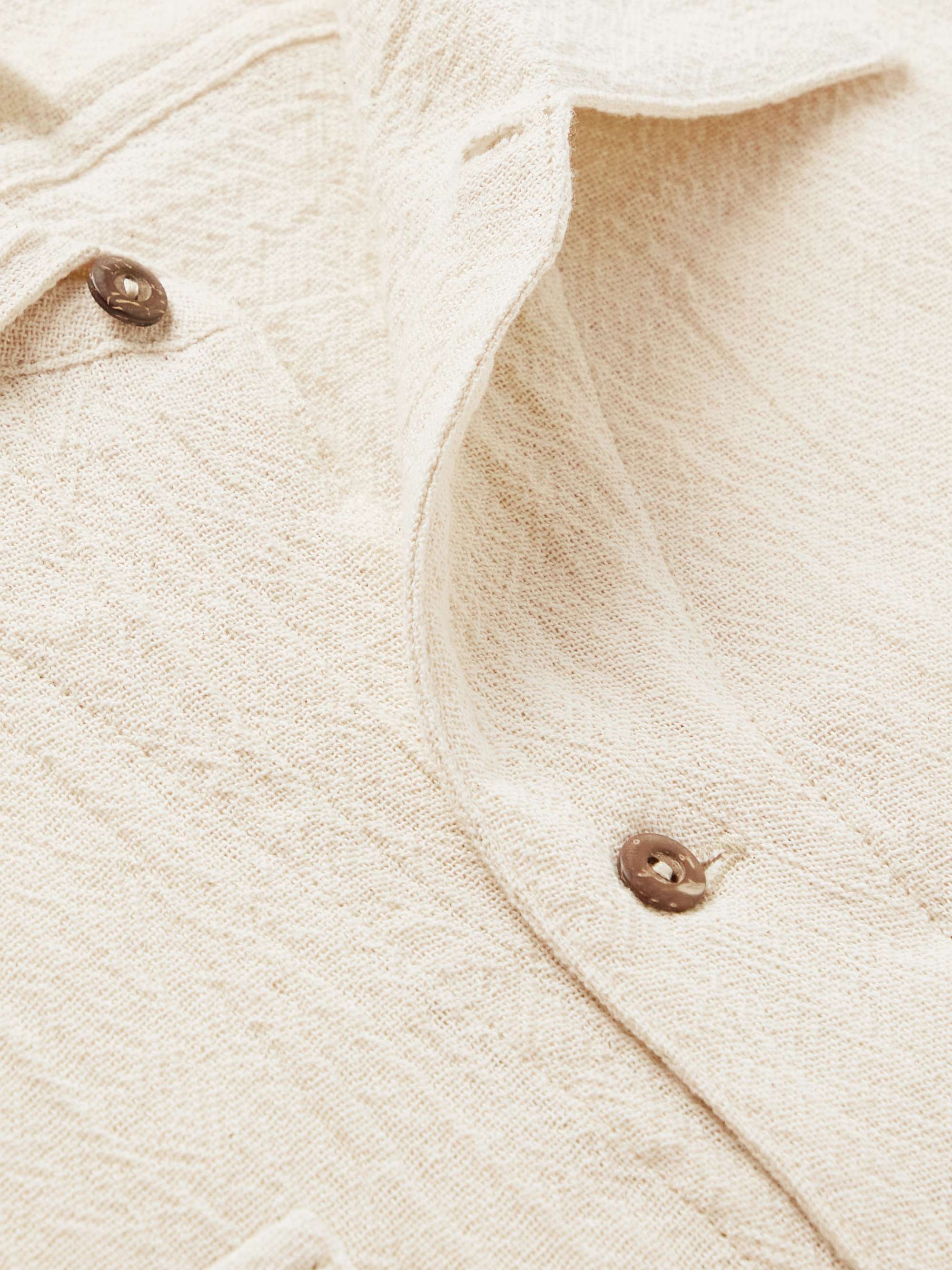 MONITALY Milano Textured-Cotton Shirt