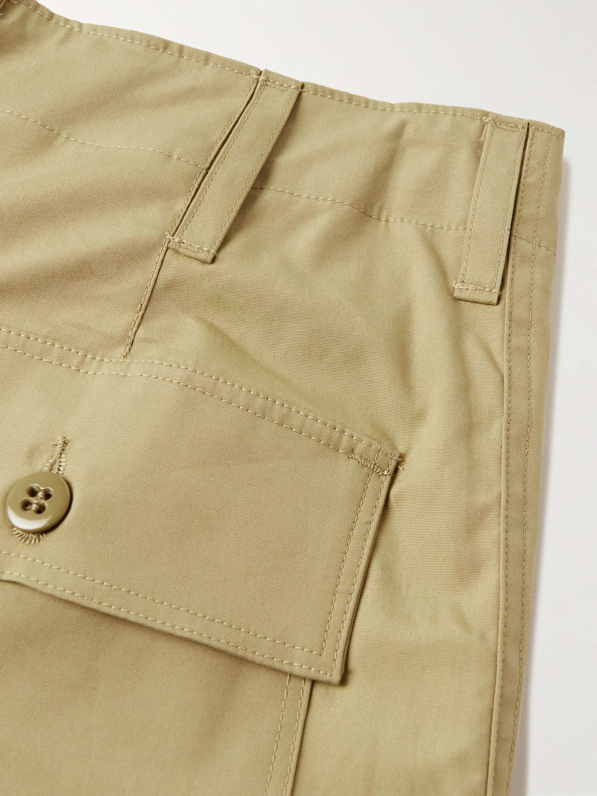 MONITALY Fatigue Straight-Leg Cotton-Twill Shorts