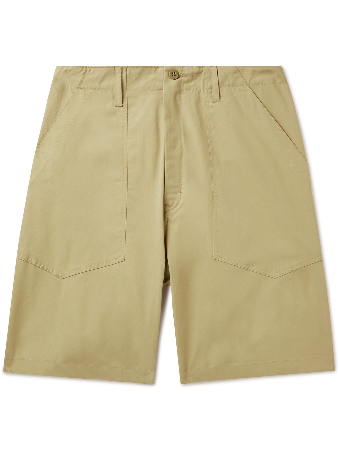 Fatigue Straight-Leg Cotton-Twill Shorts