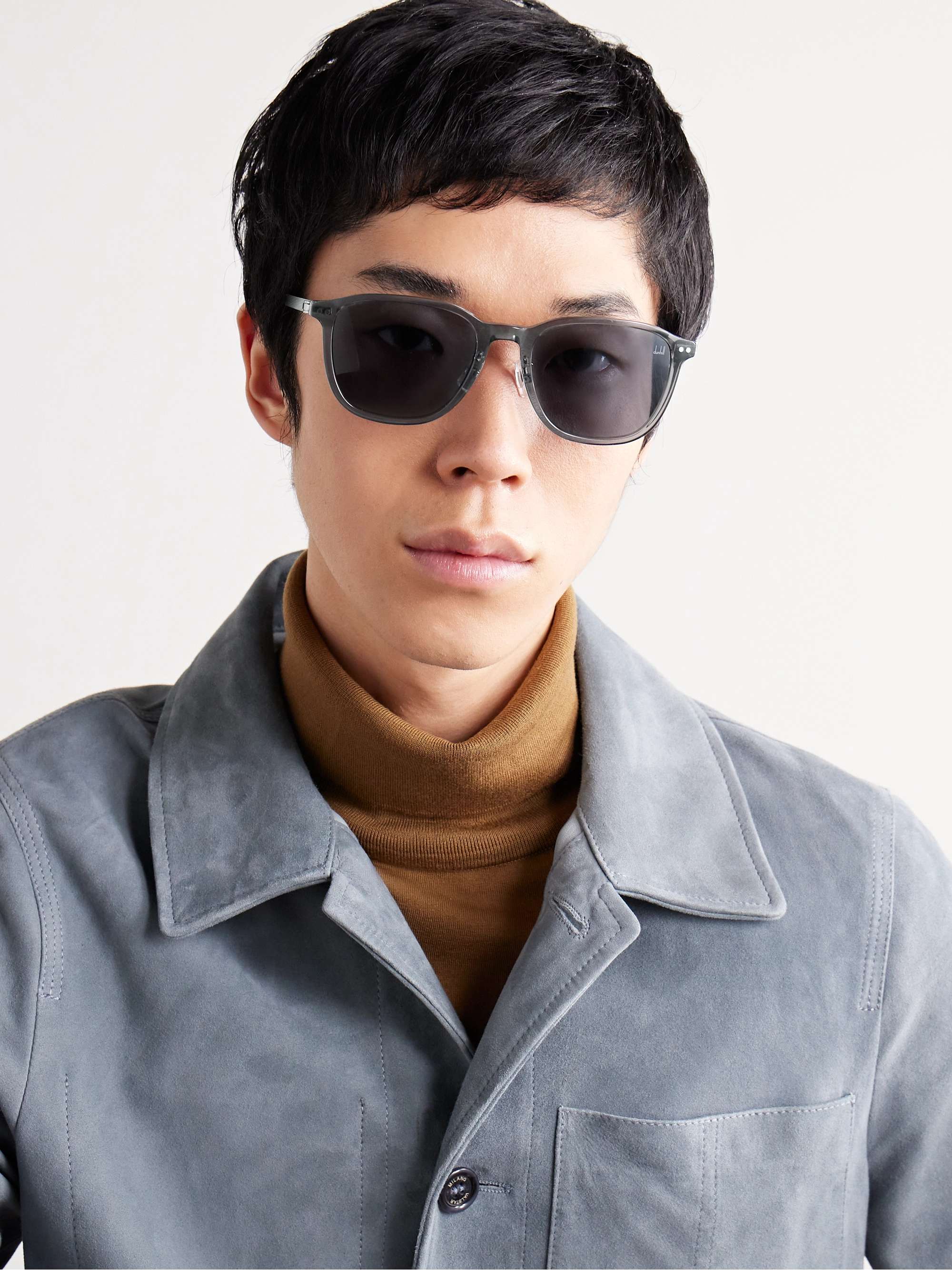 DUNHILL Round-Frame Acetate Sunglasses for Men | MR PORTER
