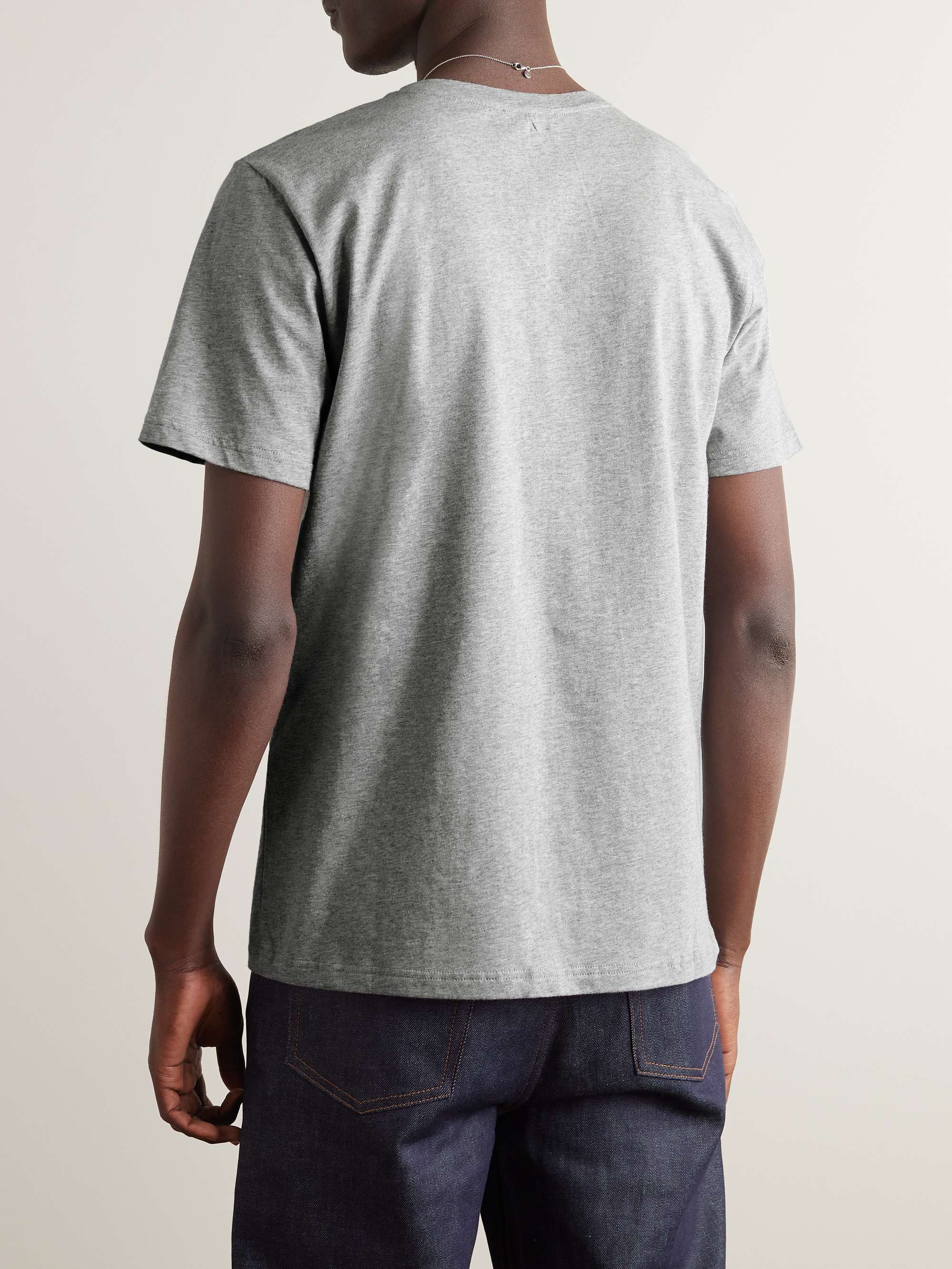 A.P.C. Item Logo-Print Cotton-Jersey T-Shirt
