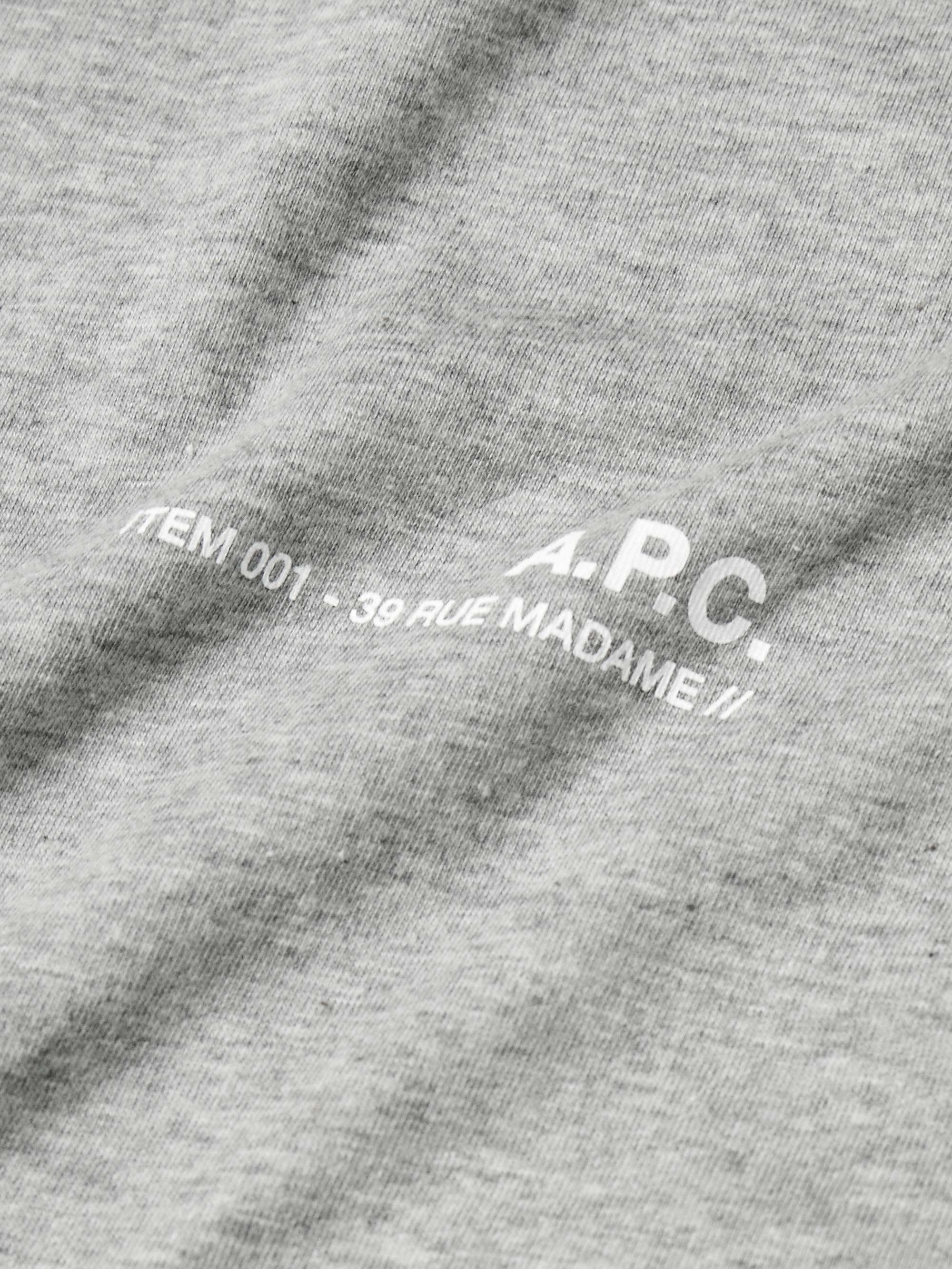 A.P.C. Logo-Print Cotton T-Shirt for Men | MR PORTER