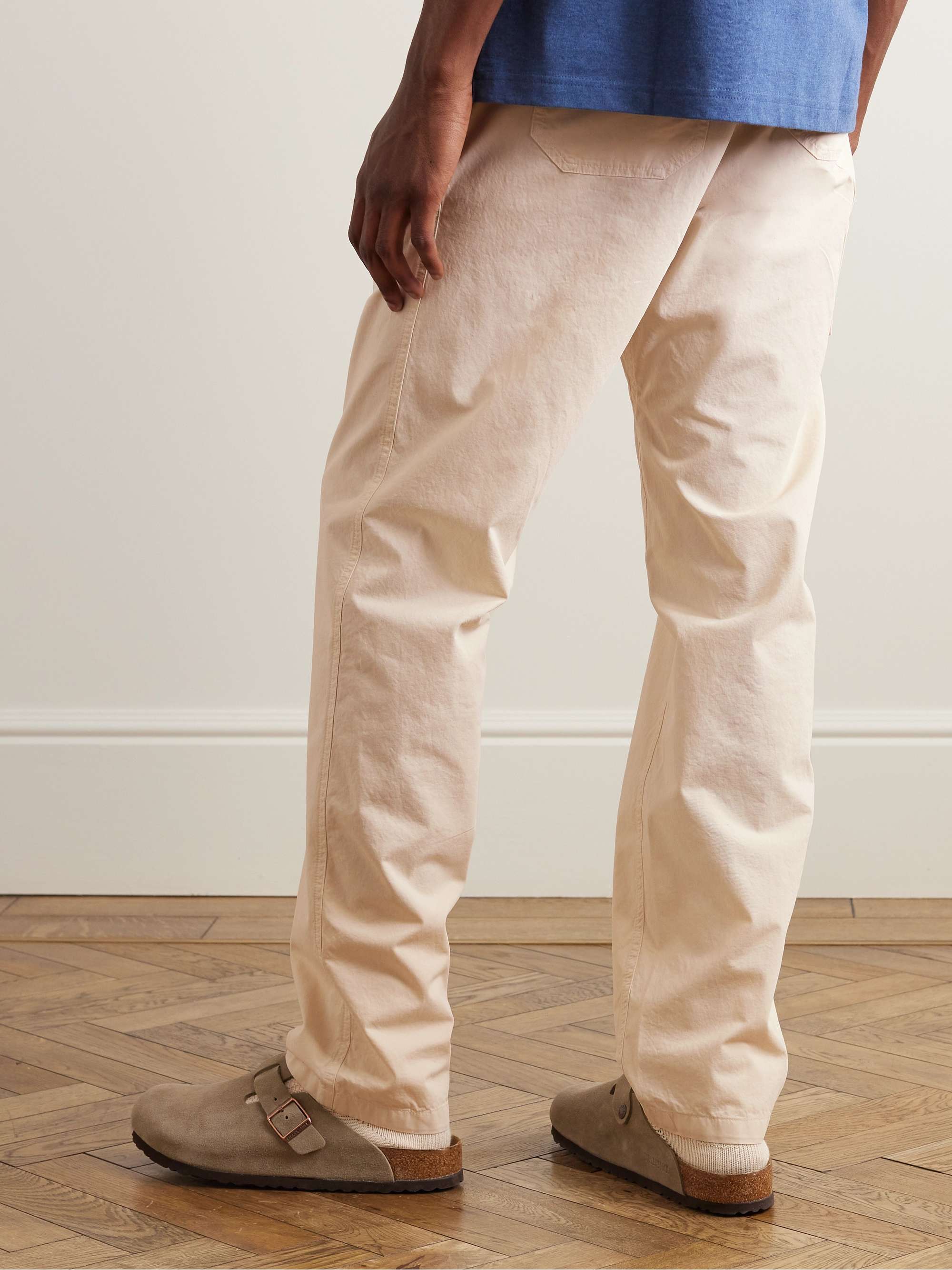 A.P.C. Chuck Straight-Leg Cotton-Twill Trousers