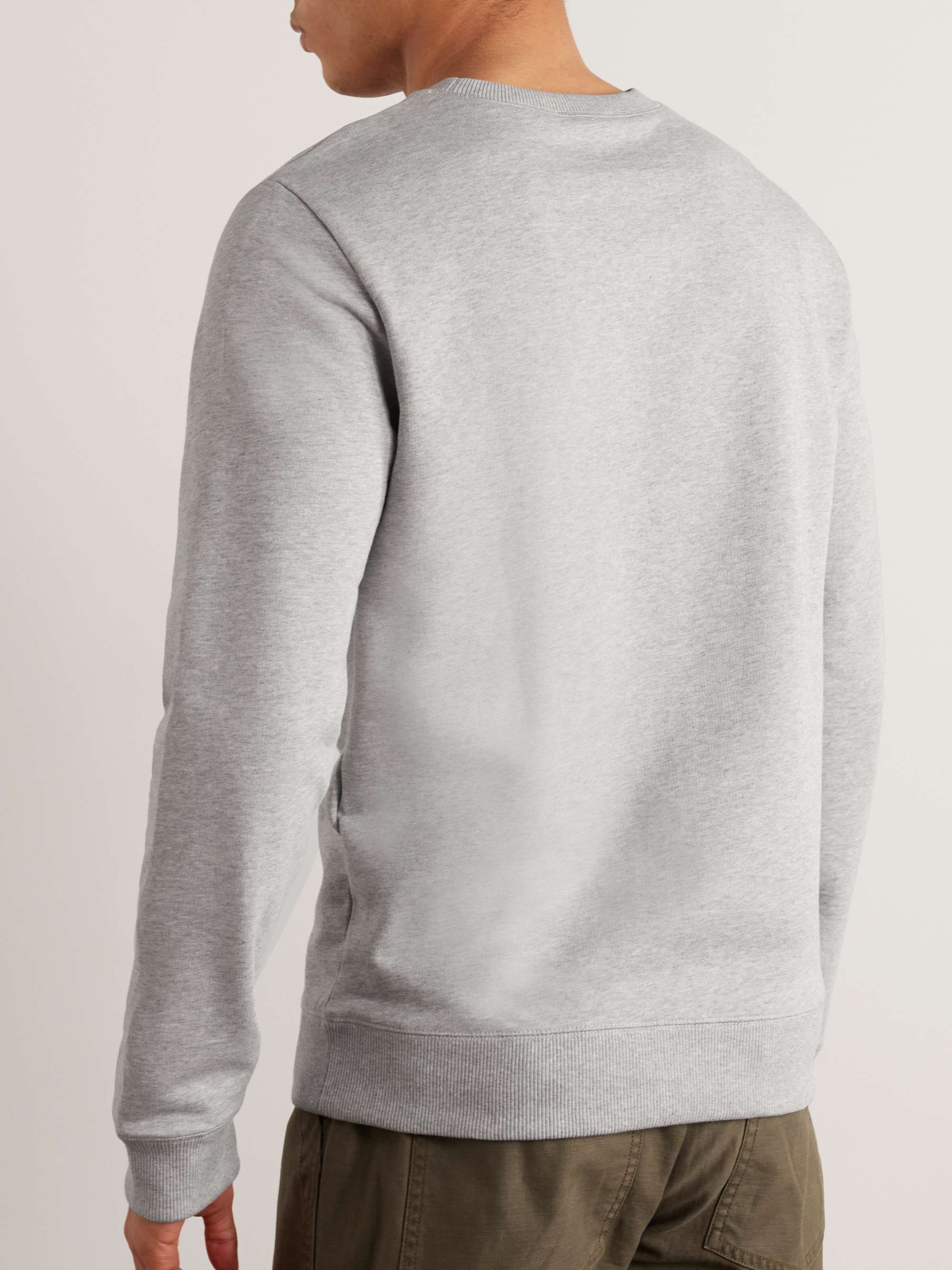 A.P.C. Item Logo-Print Cotton-Jersey Sweatshirt | MR PORTER