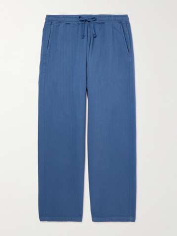 Universal Works Oxford Pant in Dark Navy Paper Touch Cotton