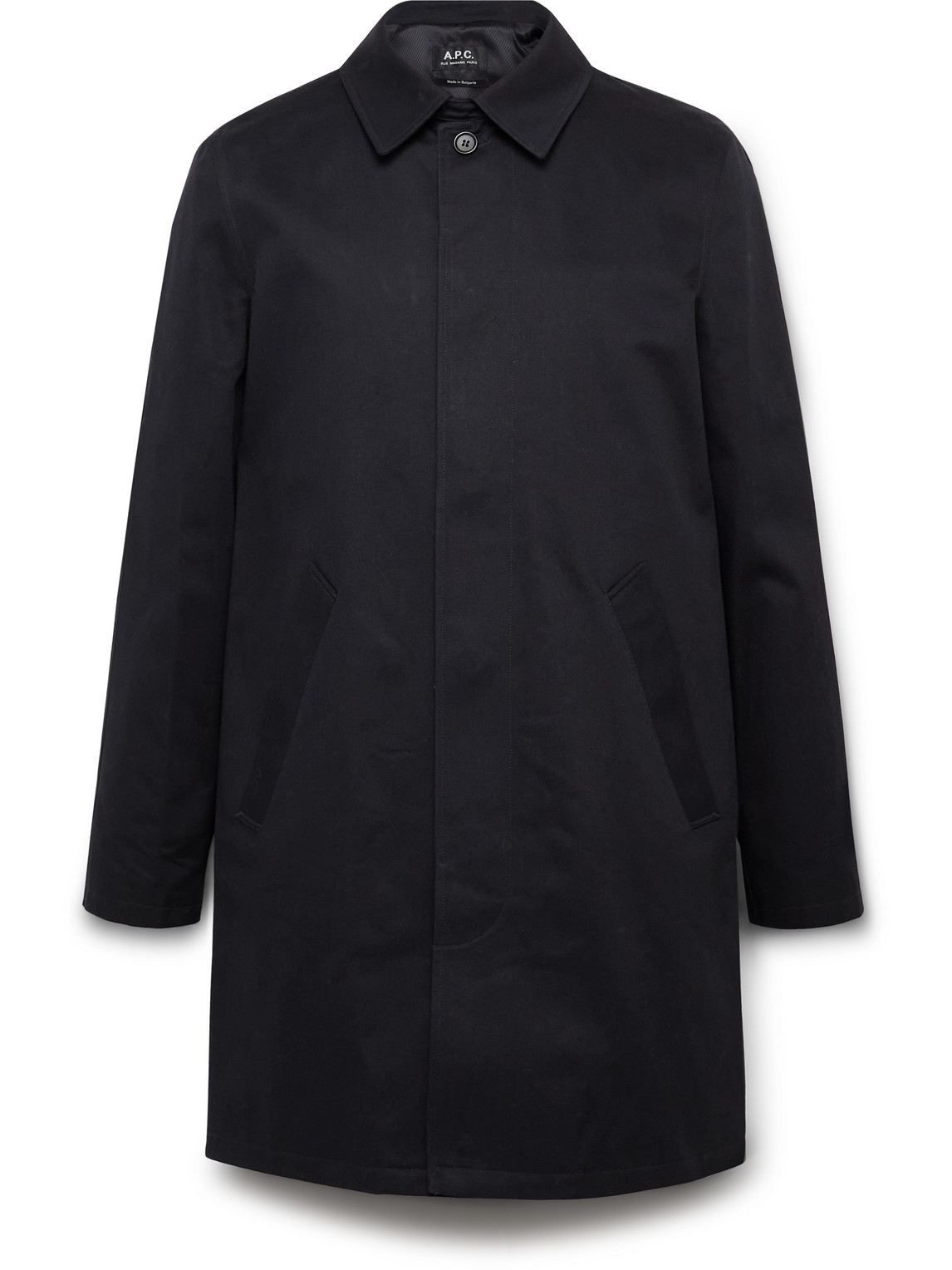 APC COTTON-GABARDINE TRENCH COAT