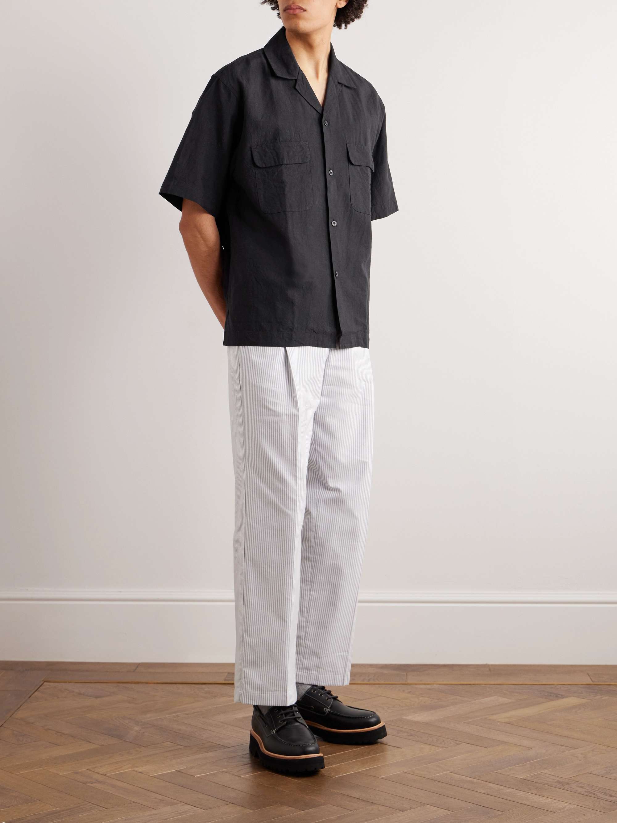 KAPTAIN SUNSHINE Open Collar Shirts シャツ-