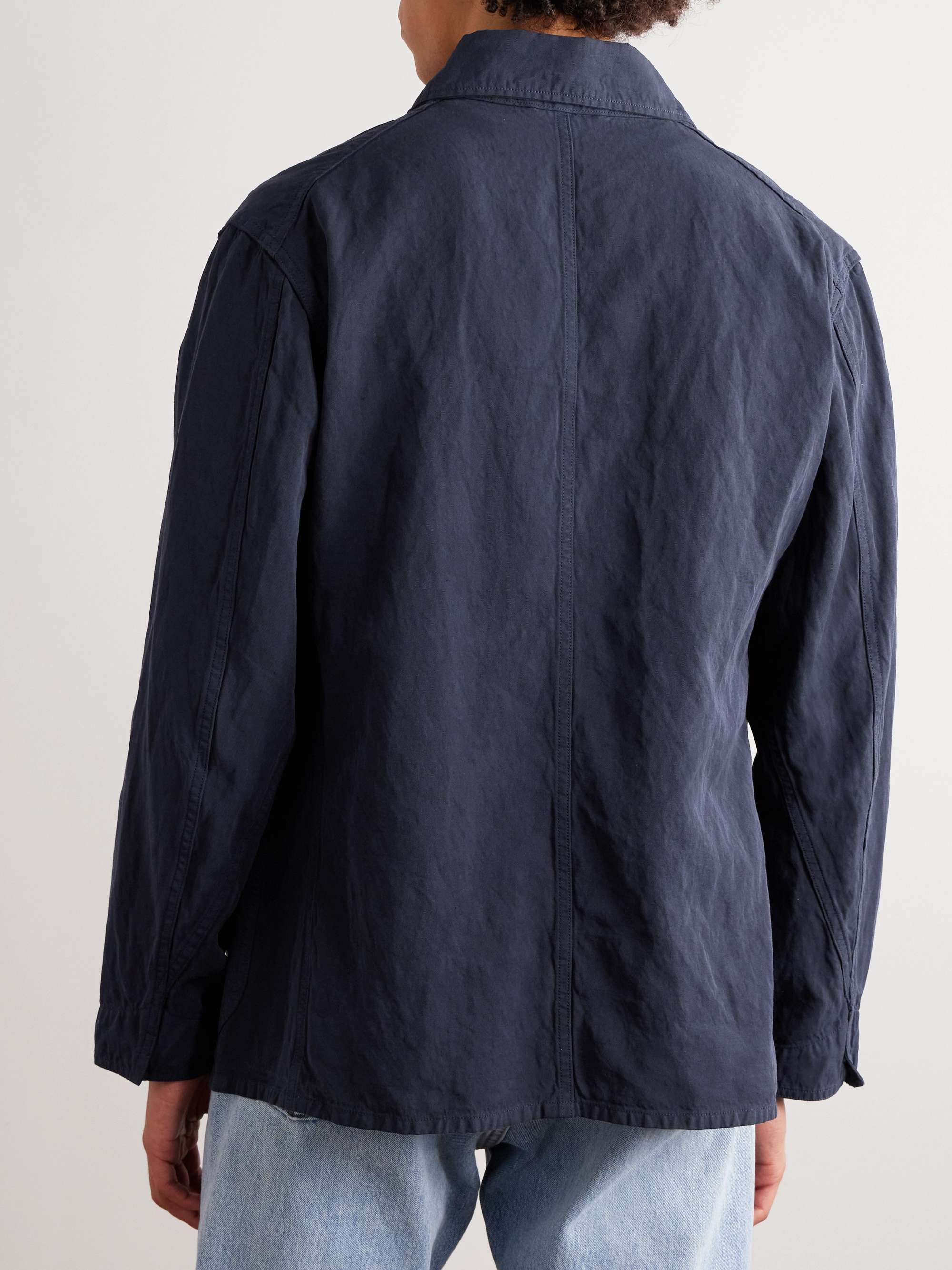 Cotton and Linen-Blend Gabardine Jacket