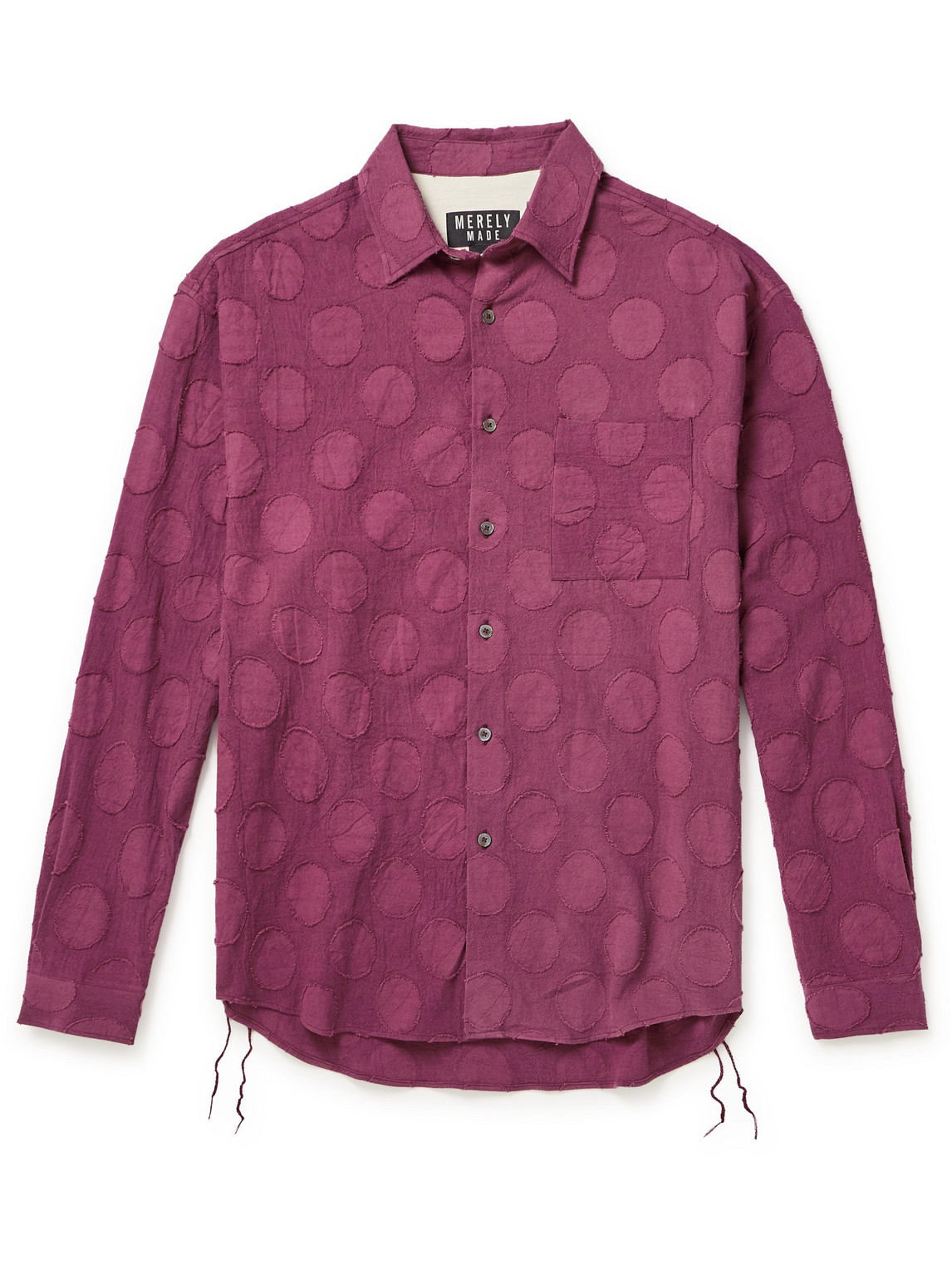 Cotton and Linen-Blend Jacquard Shirt