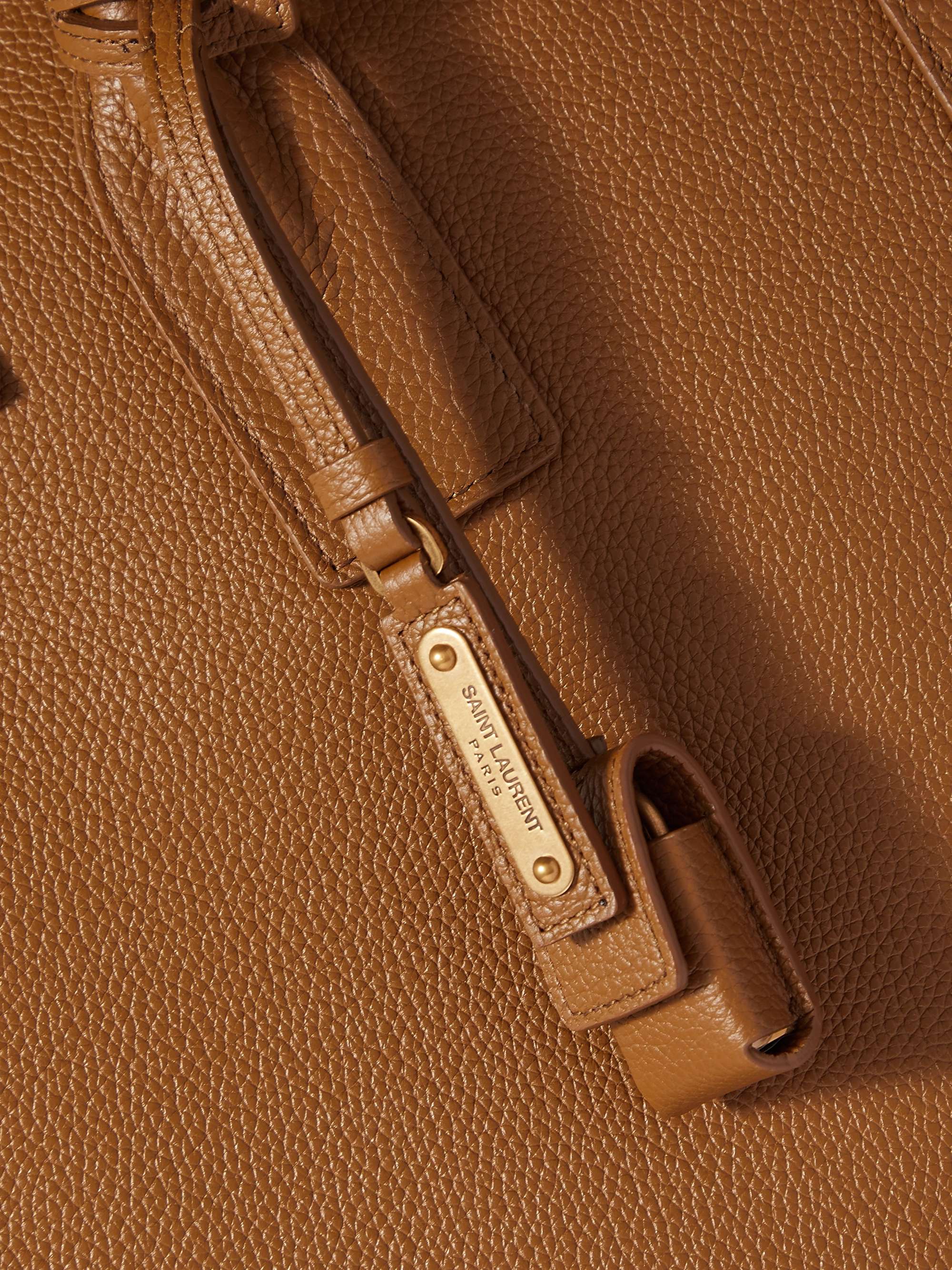 SAINT LAURENT Sac De Jour Full-Grain Leather Tote Bag