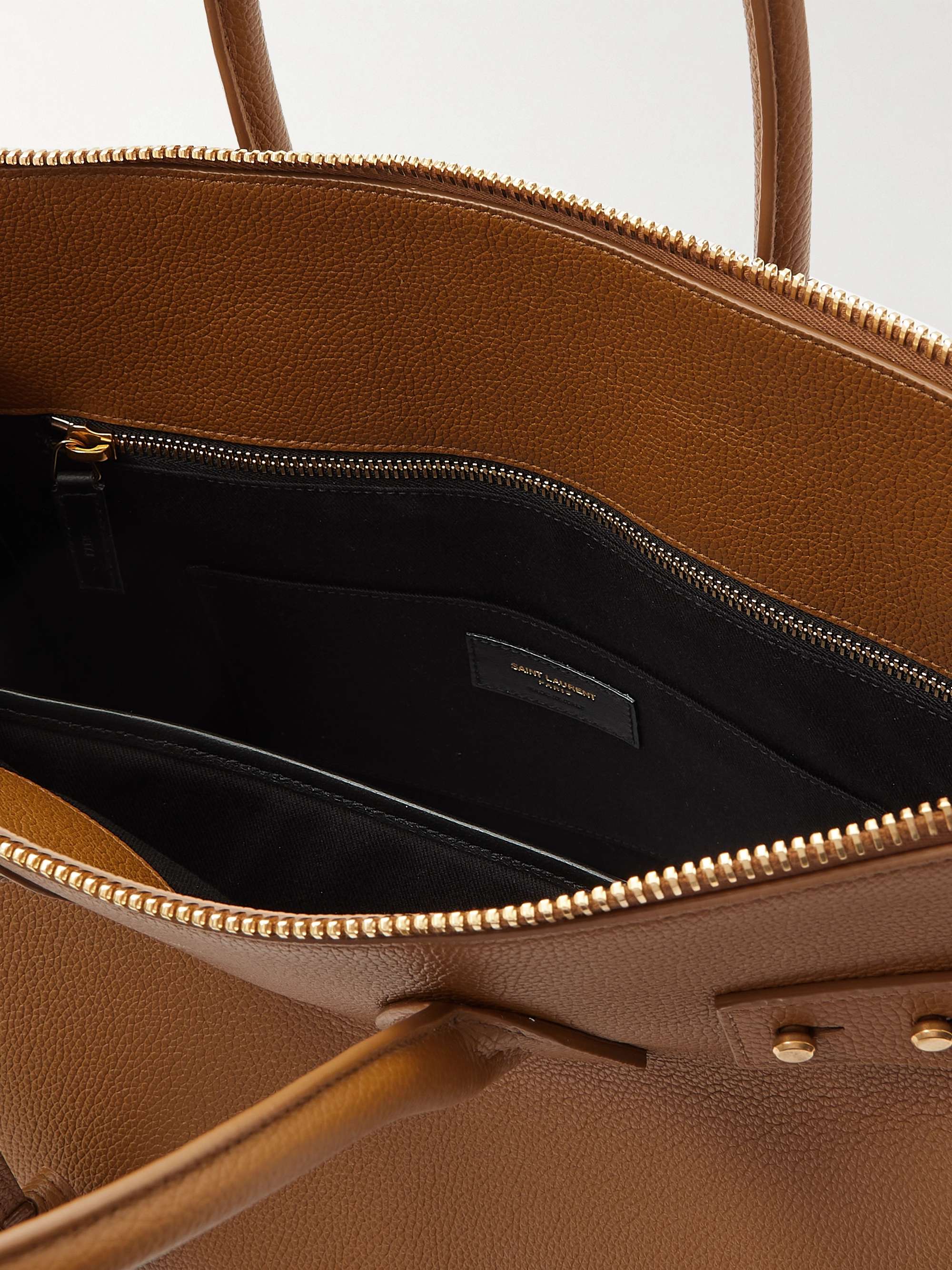 SAINT LAURENT Sac De Jour Full-Grain Leather Tote Bag