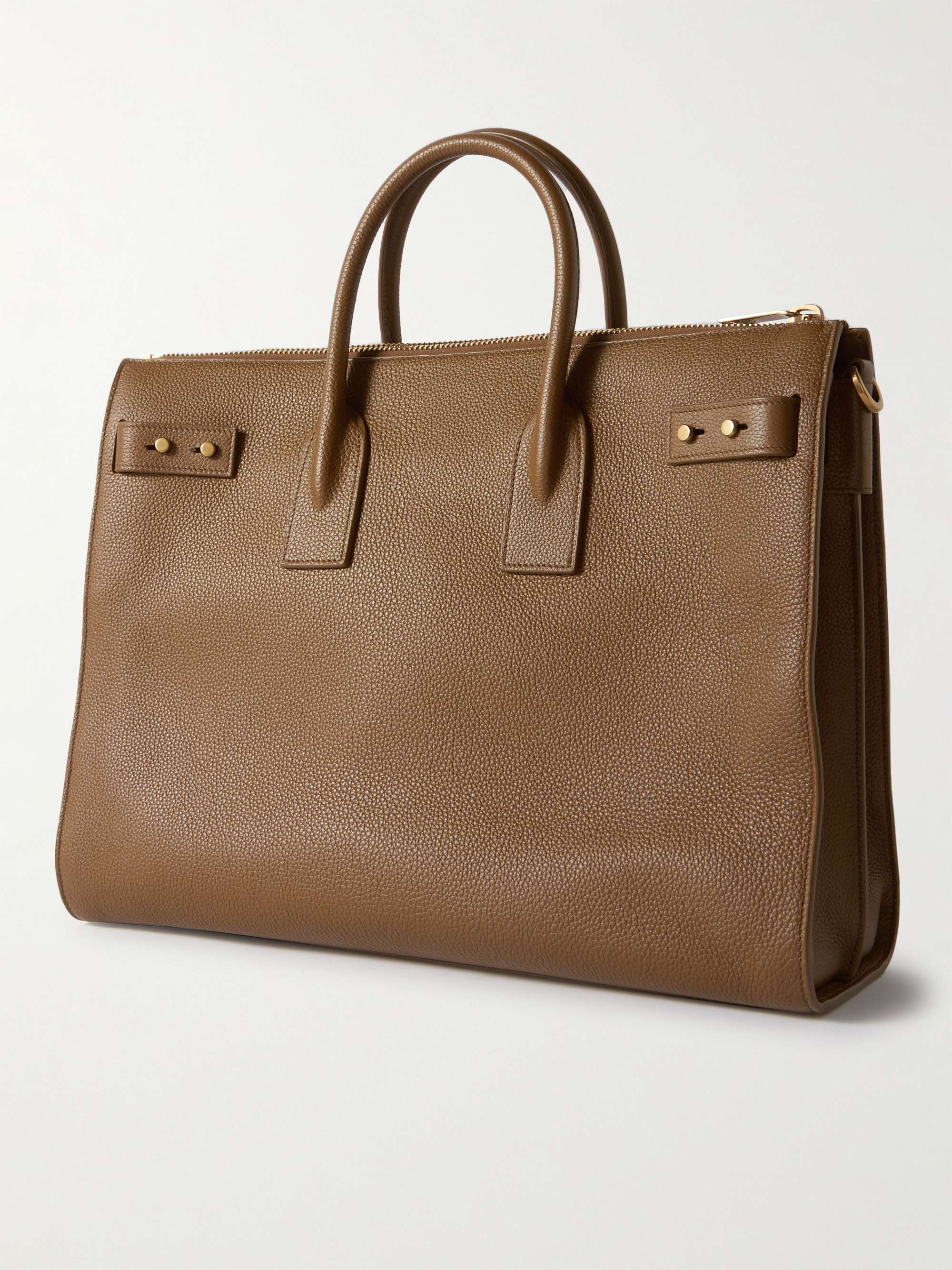 SAINT LAURENT Sac De Jour Large Full-Grain Leather Tote Bag