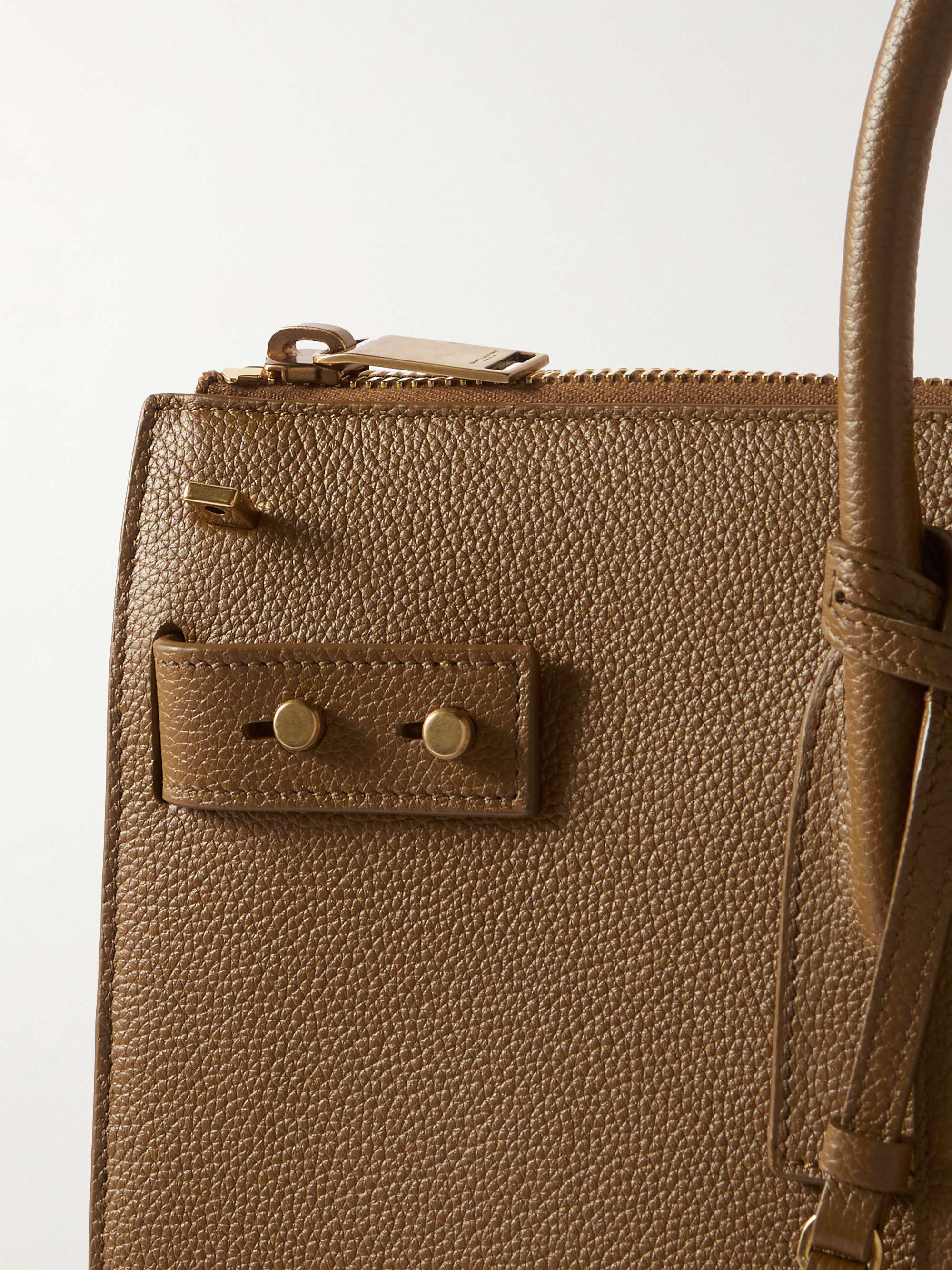 SAINT LAURENT Sac De Jour Large Full-Grain Leather Tote Bag