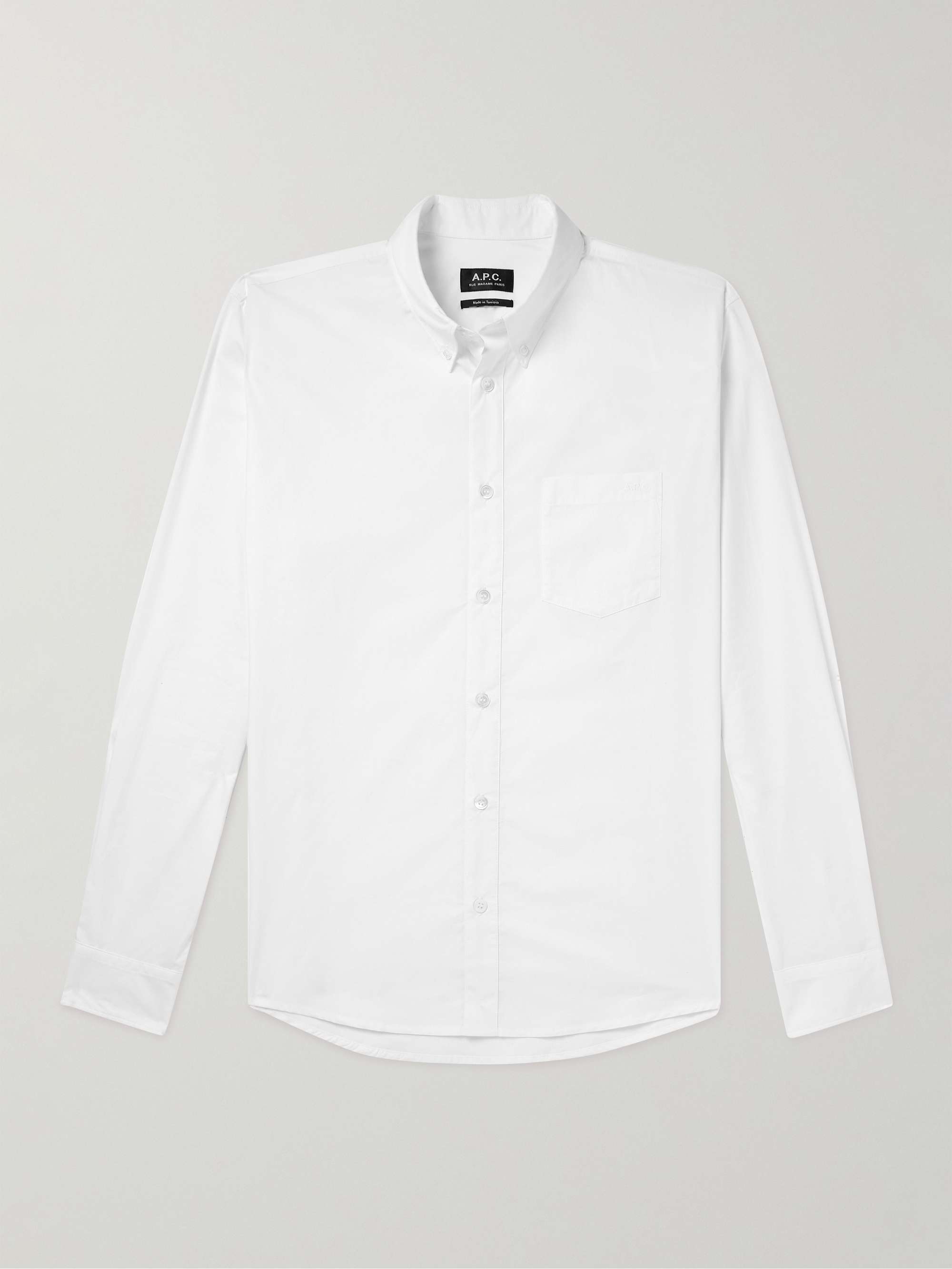 A.P.C. Edouard Button-Down Collar Cotton Shirt for Men | MR PORTER