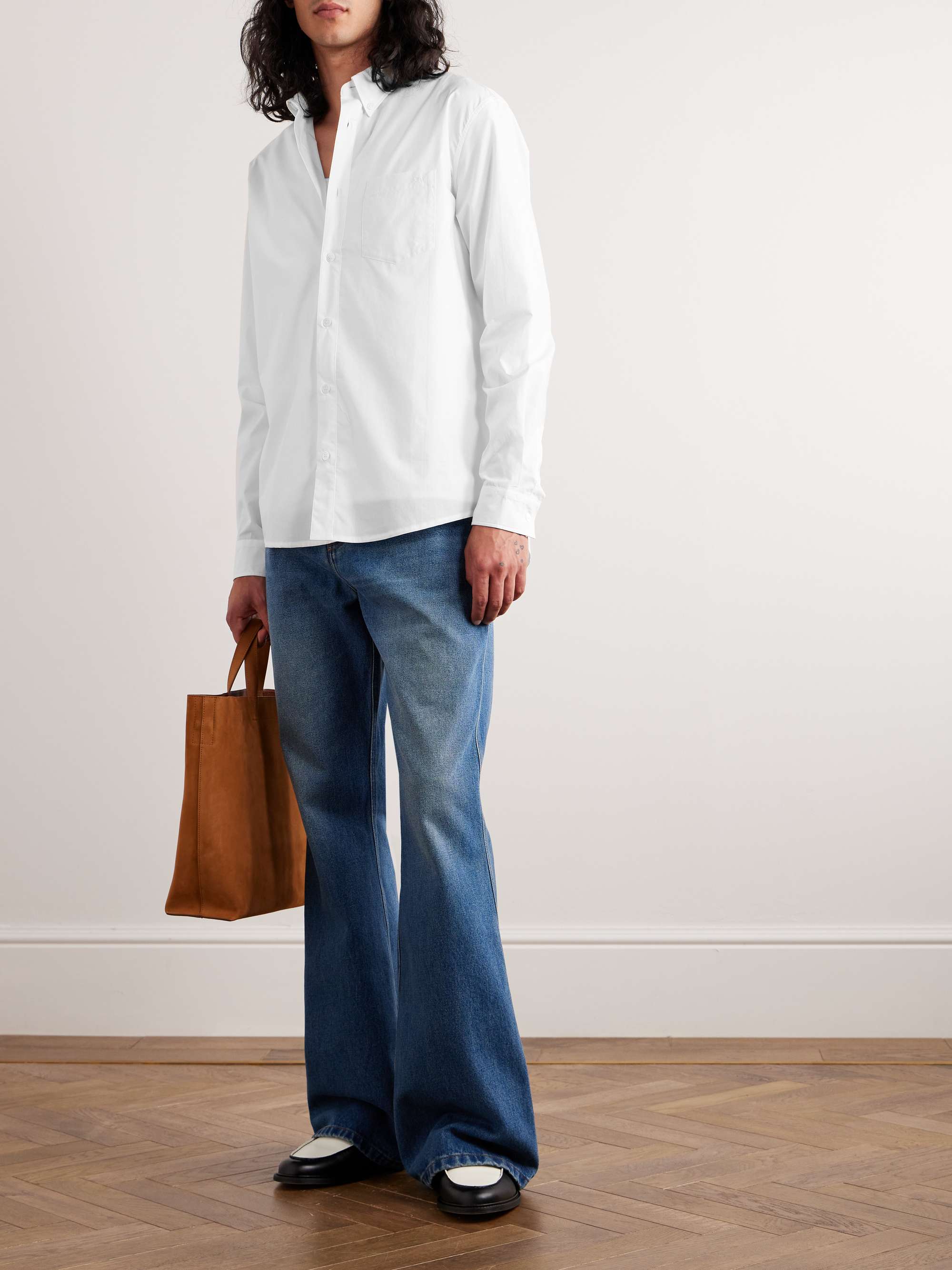 A.P.C. Edouard Button-Down Collar Cotton Shirt