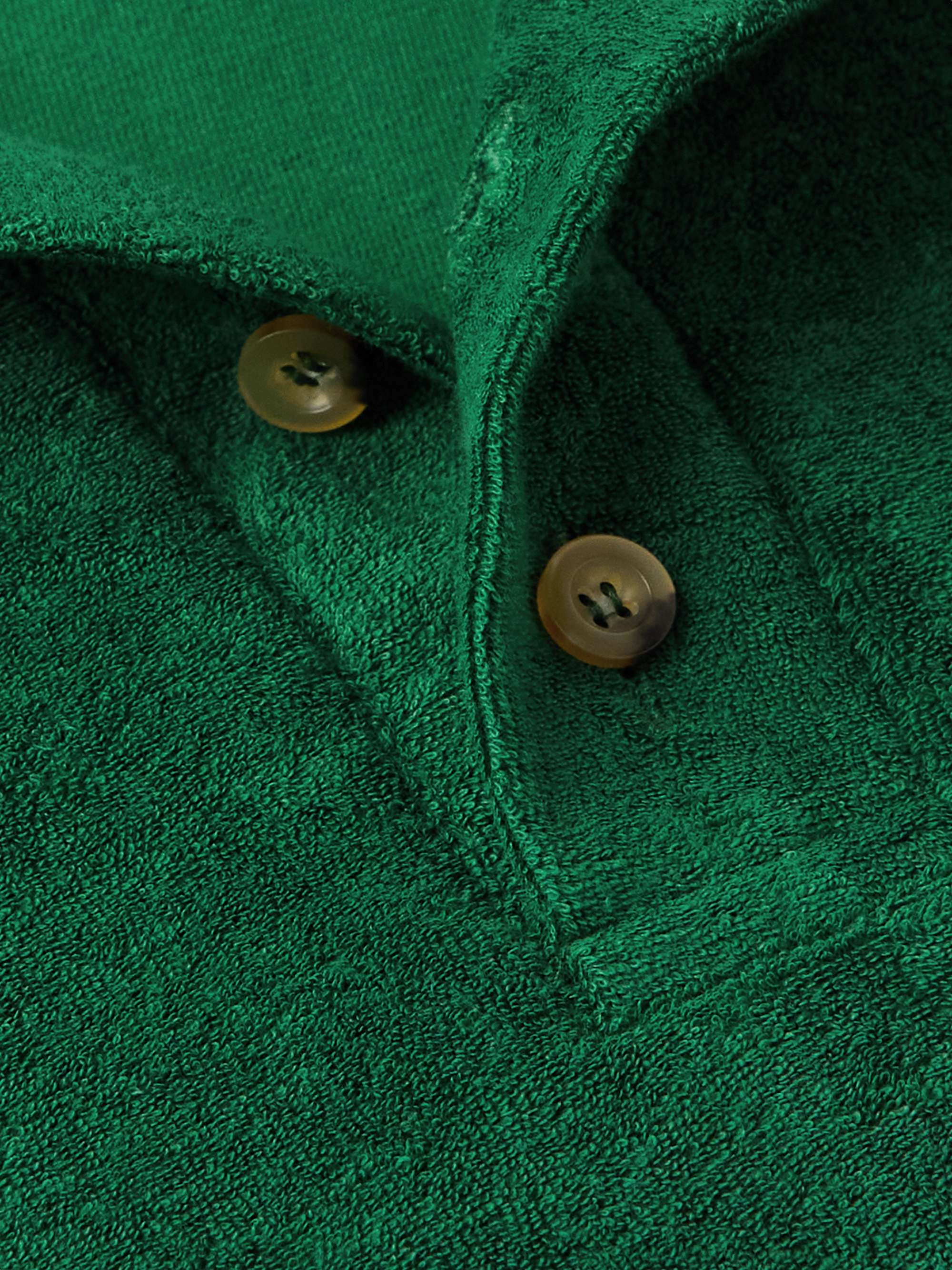 HOWLIN' Mr Fantasy Cotton-Blend Terry Polo Shirt