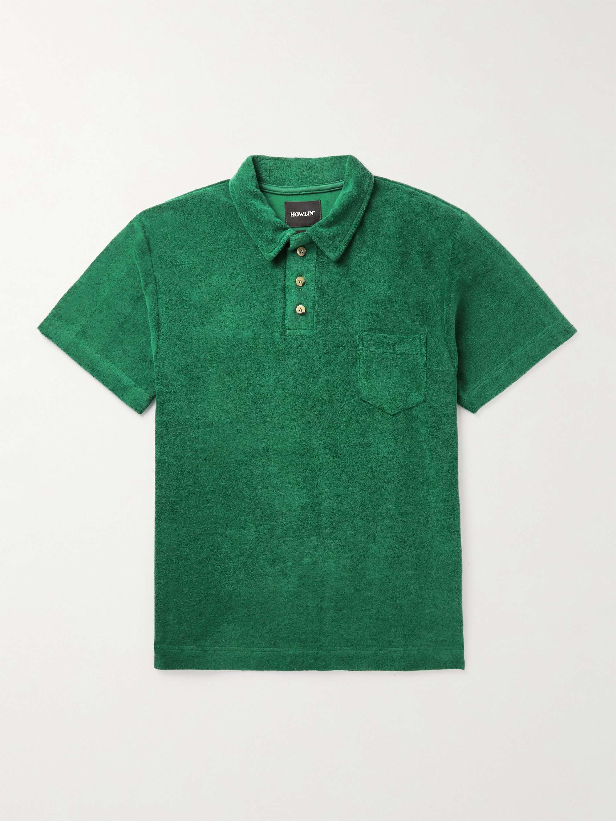 HOWLIN' Mr Fantasy Cotton-Blend Terry Polo Shirt for Men | MR PORTER