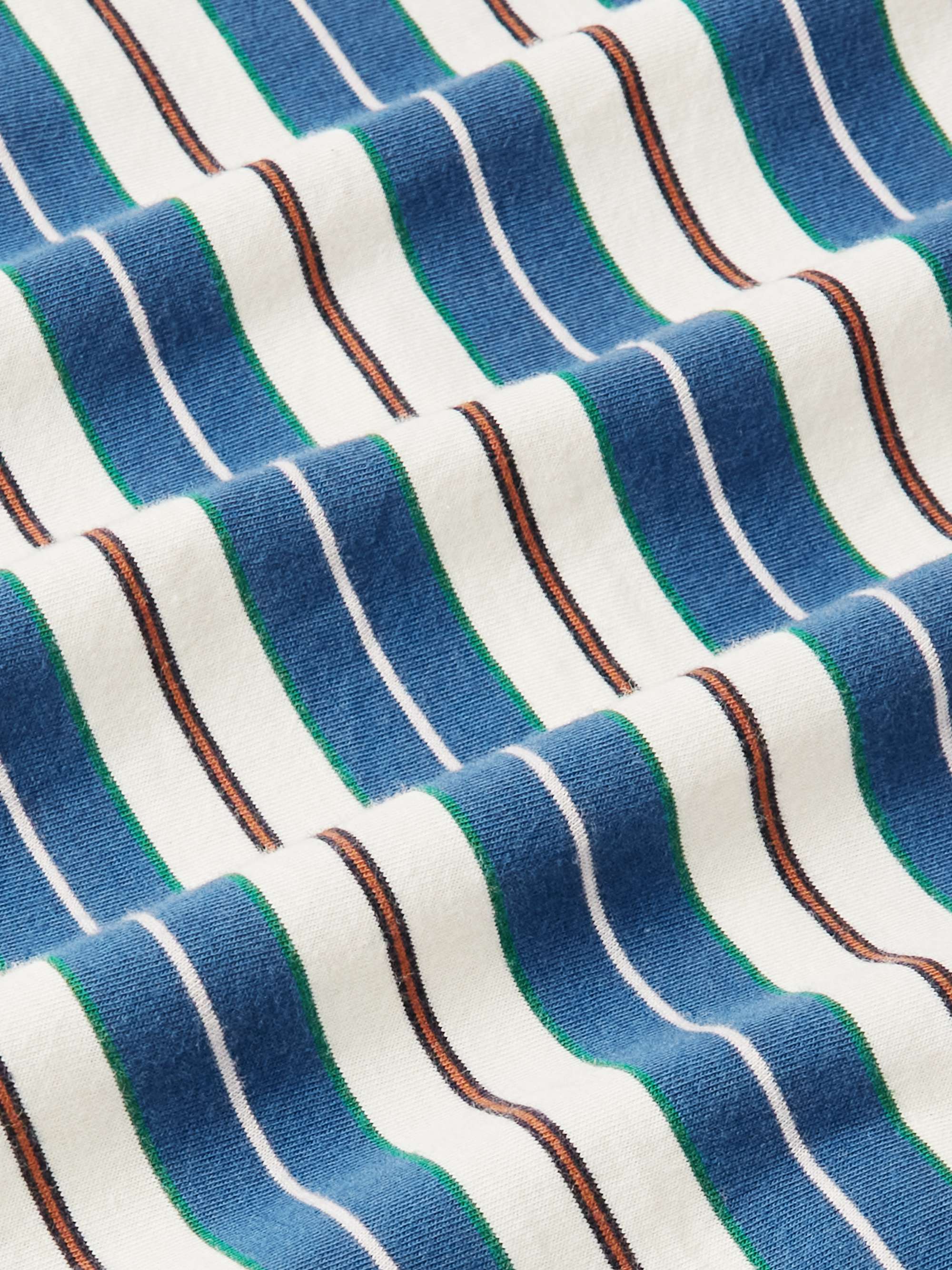 HOWLIN' Striped Cotton-Jersey T-Shirt