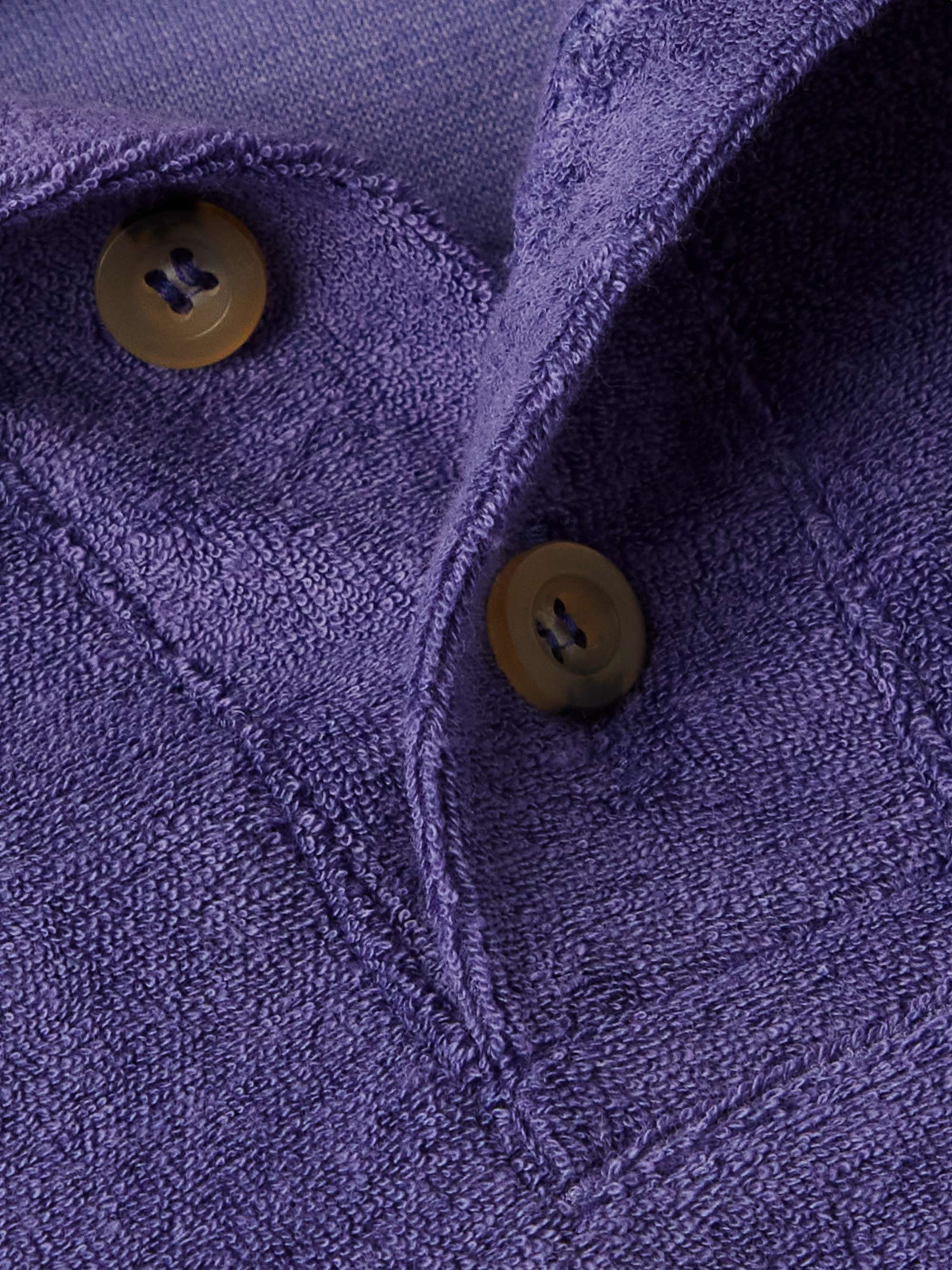 HOWLIN' Mr Fantasy Cotton-Blend Terry Polo Shirt