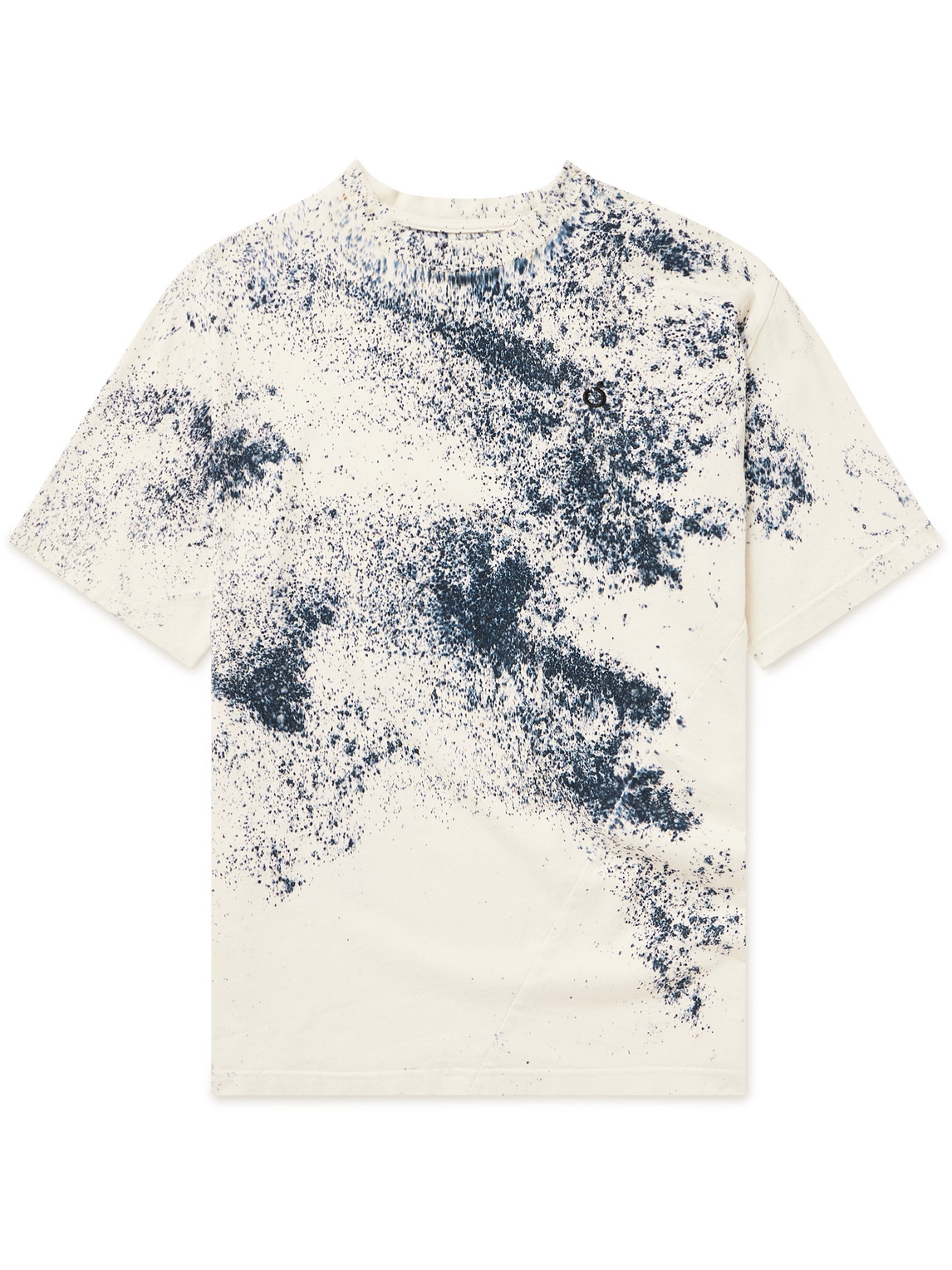 Twist Logo-Embroidered Hand-Dyed Cotton-Jersey T-Shirt