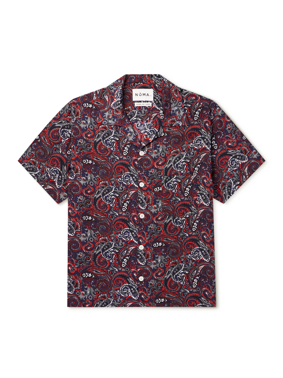 Camp-Collar Paisley-Print REXCELL® Shirt