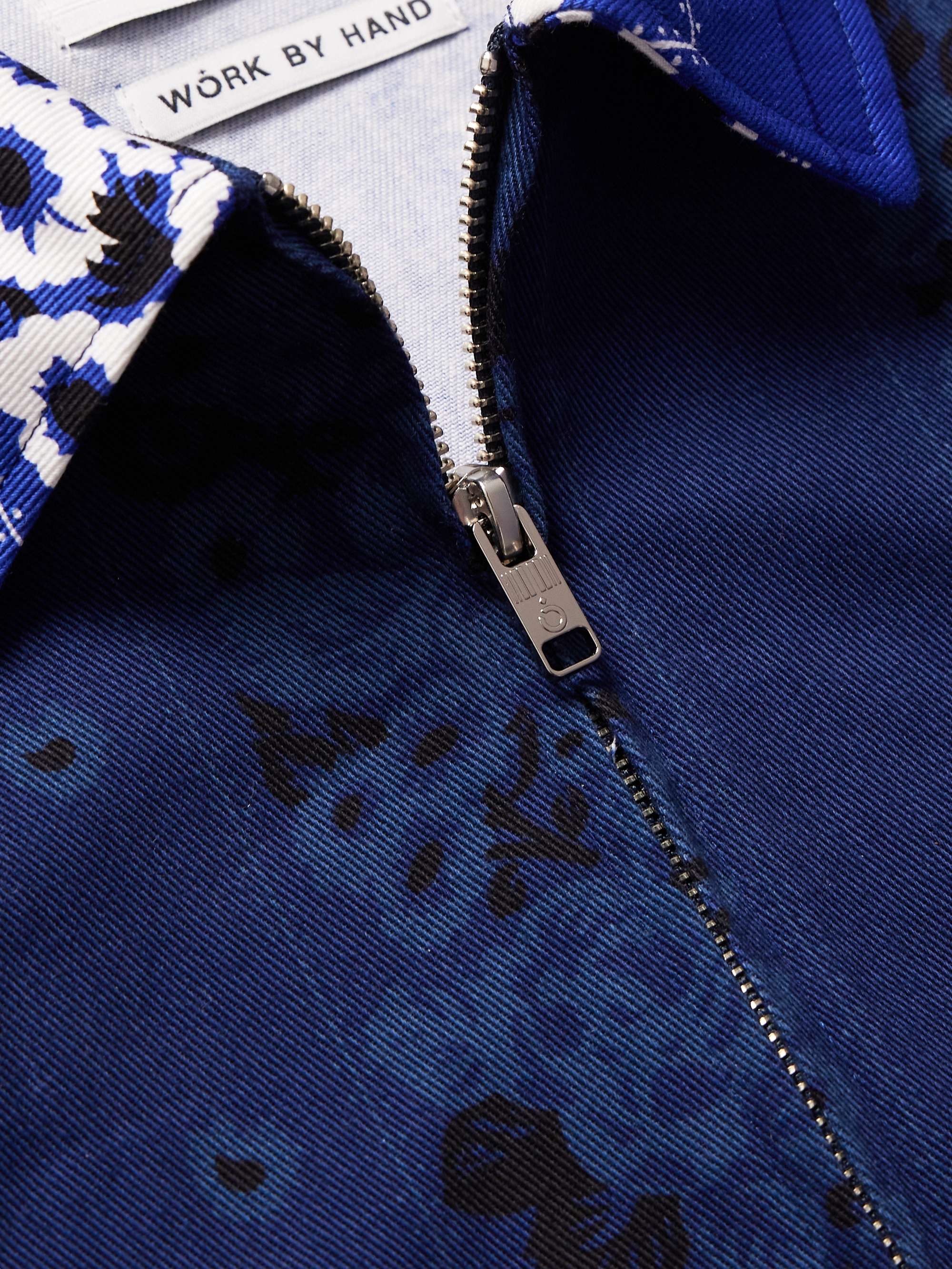 NOMA T.D. Hand-Dyed Denim Blouson Jacket