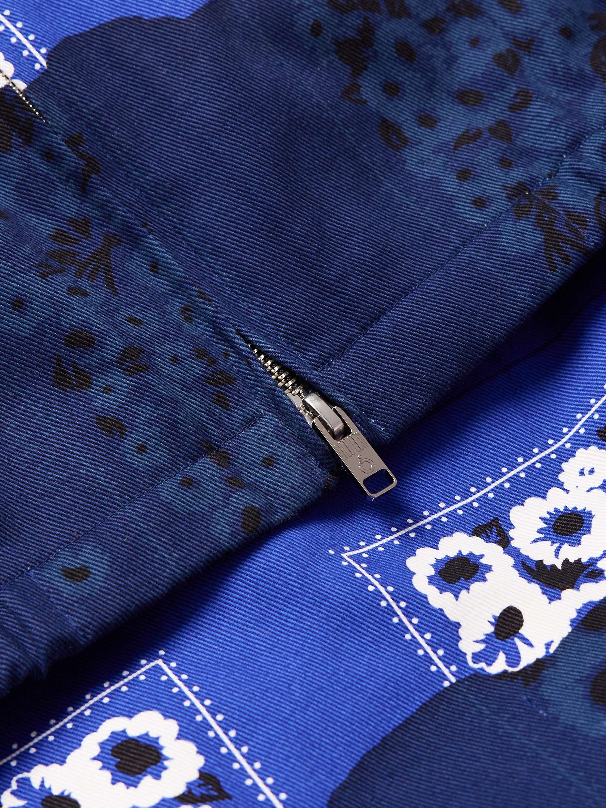 NOMA T.D. Hand-Dyed Denim Blouson Jacket