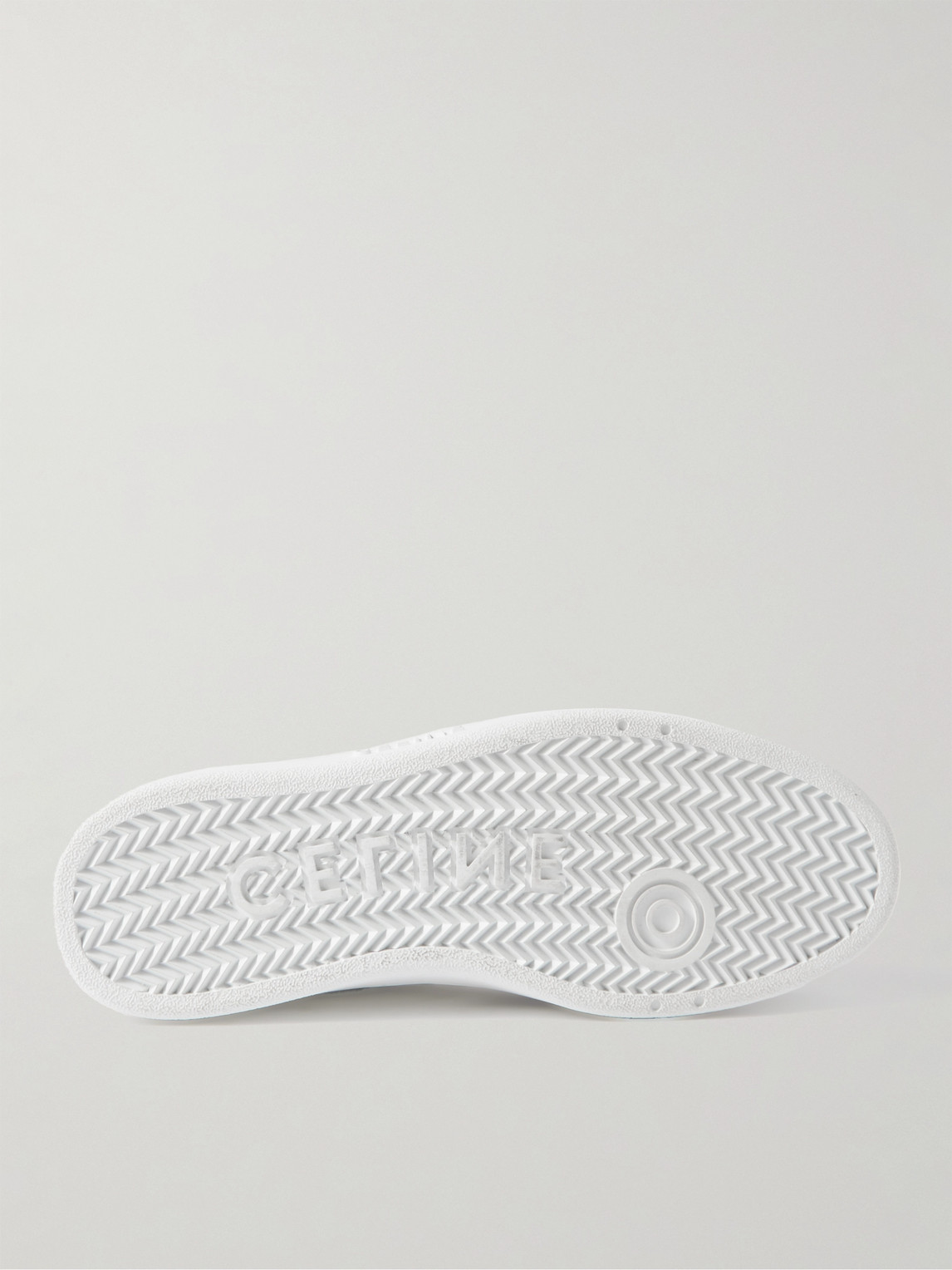 Celine Suede-trimmed Leather Sneakers In Animal Print