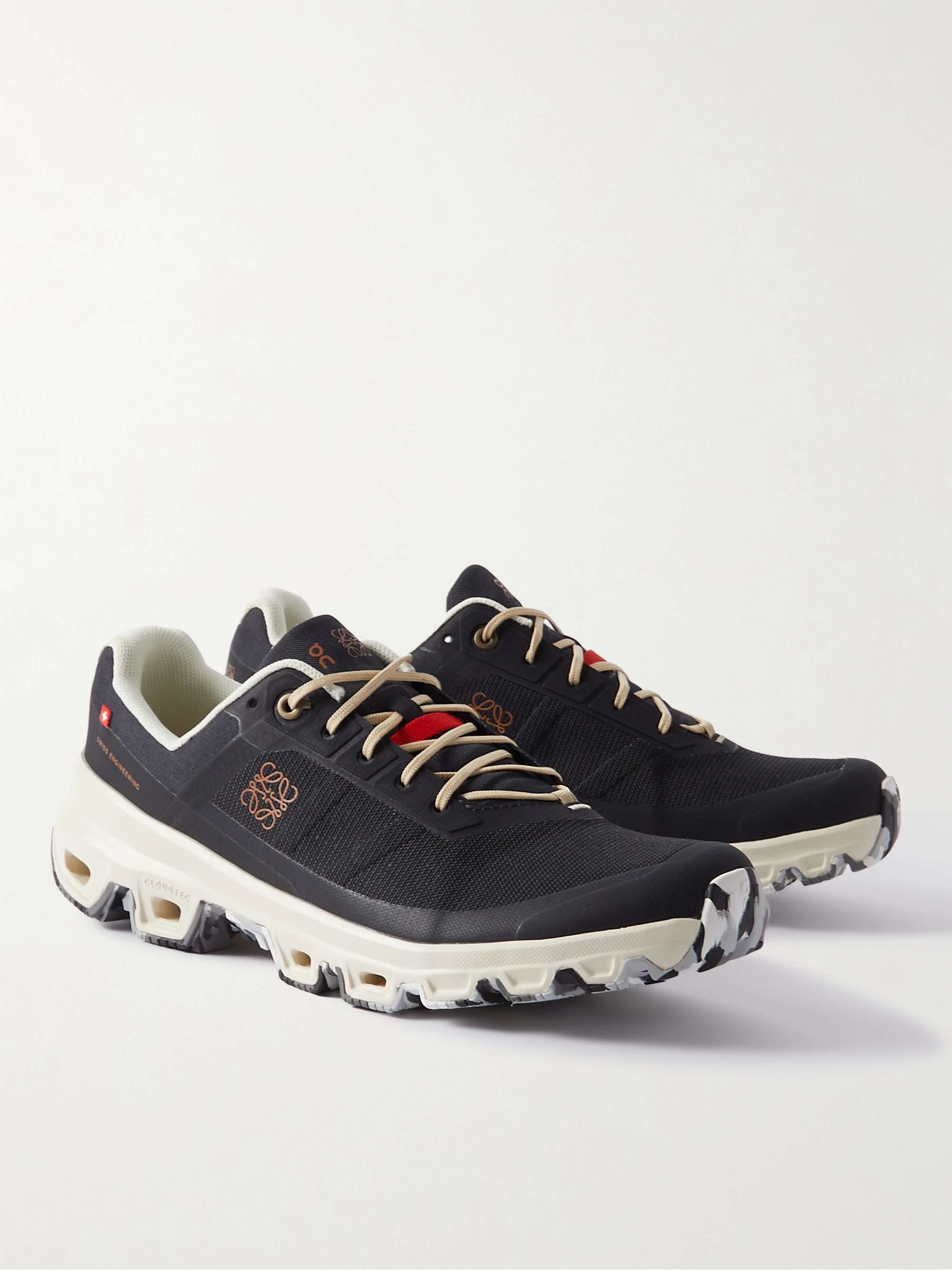 LOEWE + On Cloudventure Shell-Trimmed Mesh Sneakers