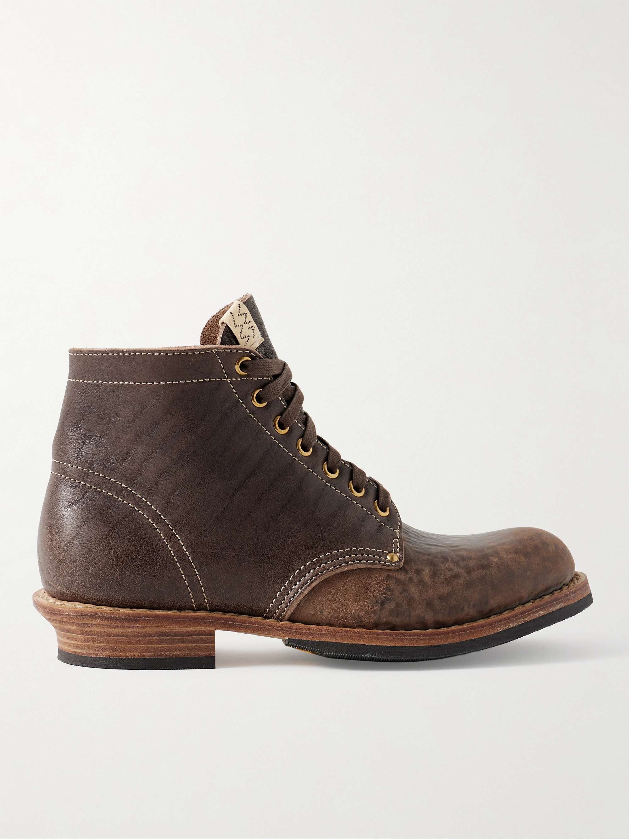 Brigadier Folk Distressed Leather Boots Brigadier Folk Distressed Leather Boots