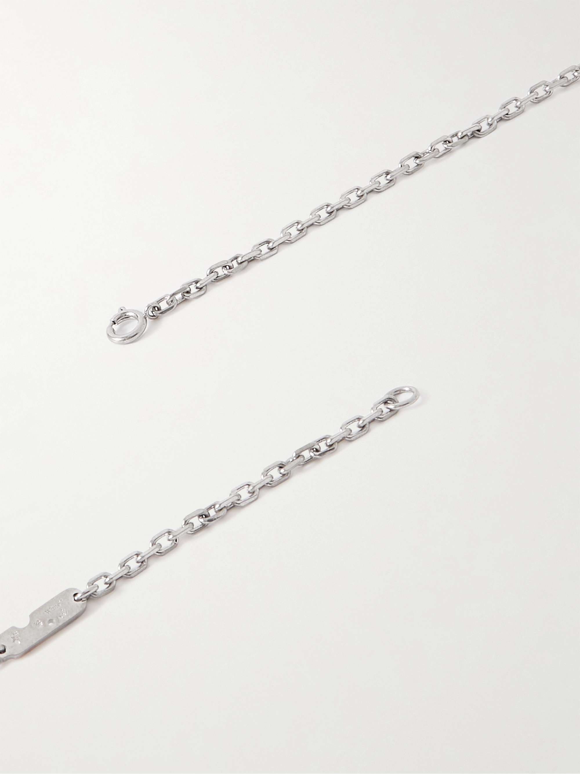 OFF-WHITE Arrow Silver-Tone Chain Necklace