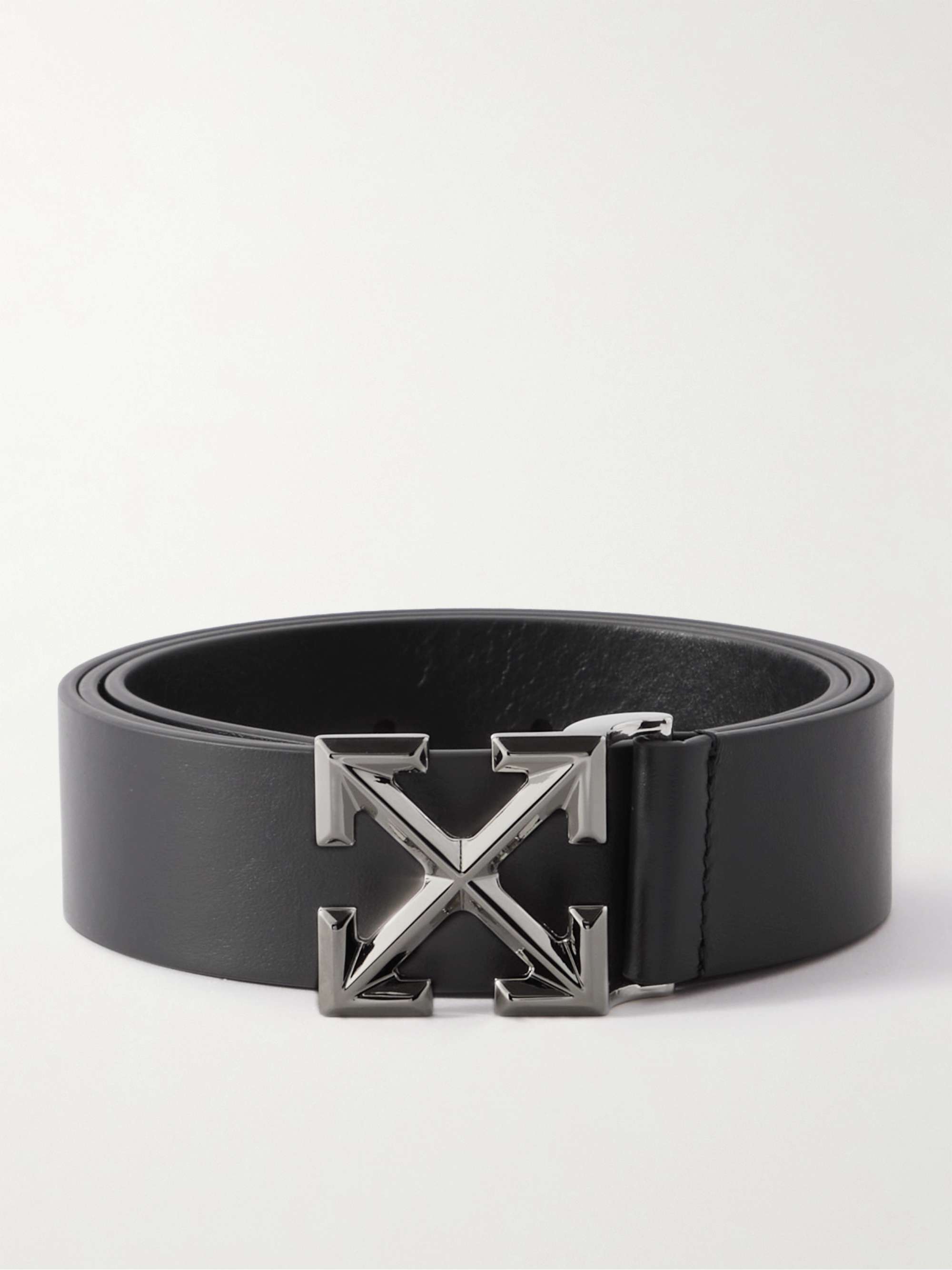 OFF WHITE ARROW LEATHER BELT FIT SIZE 33TO 38 BRAND