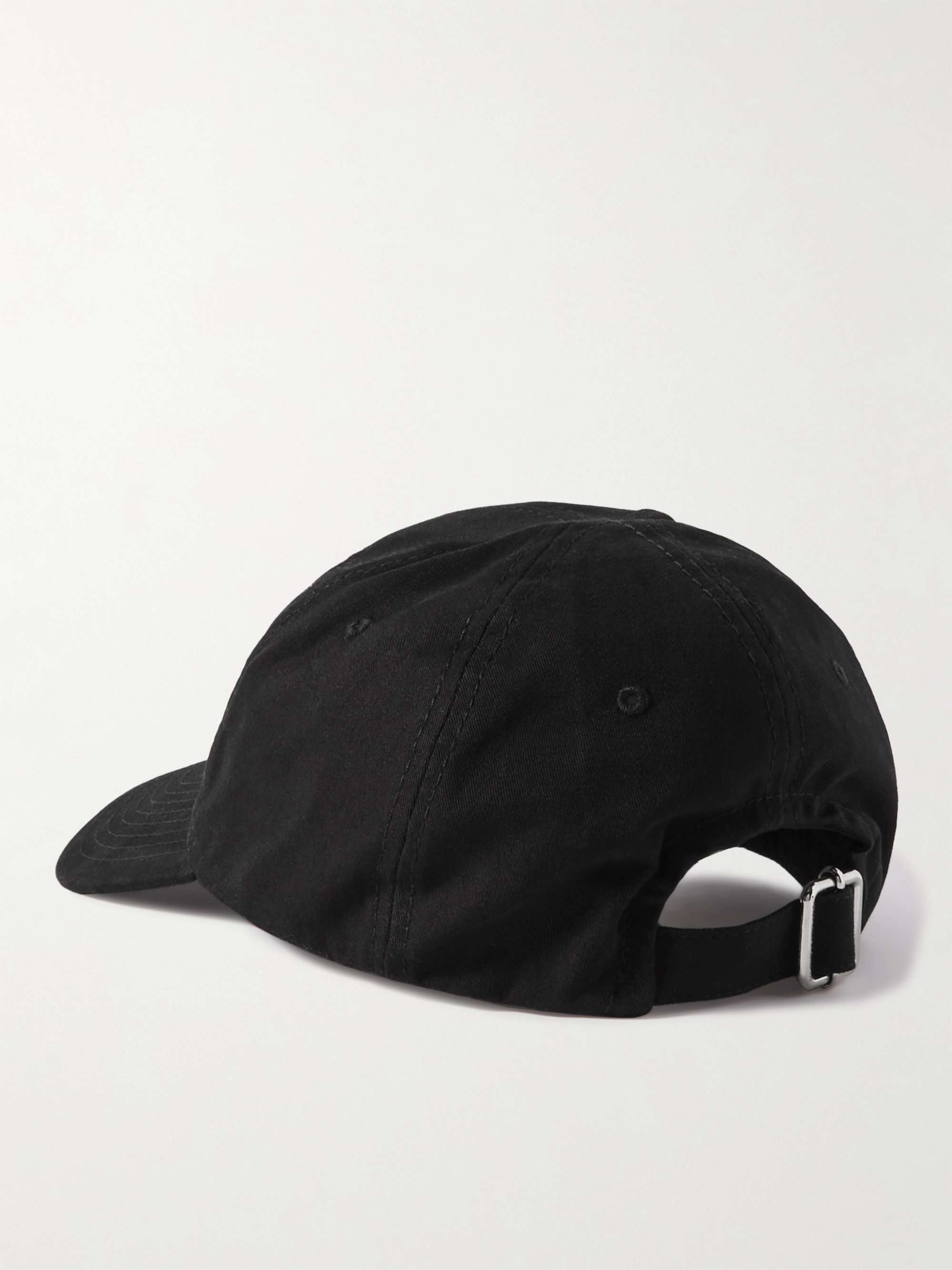OFF-WHITE Logo-Embroidered Cotton-Gabardine Baseball Cap