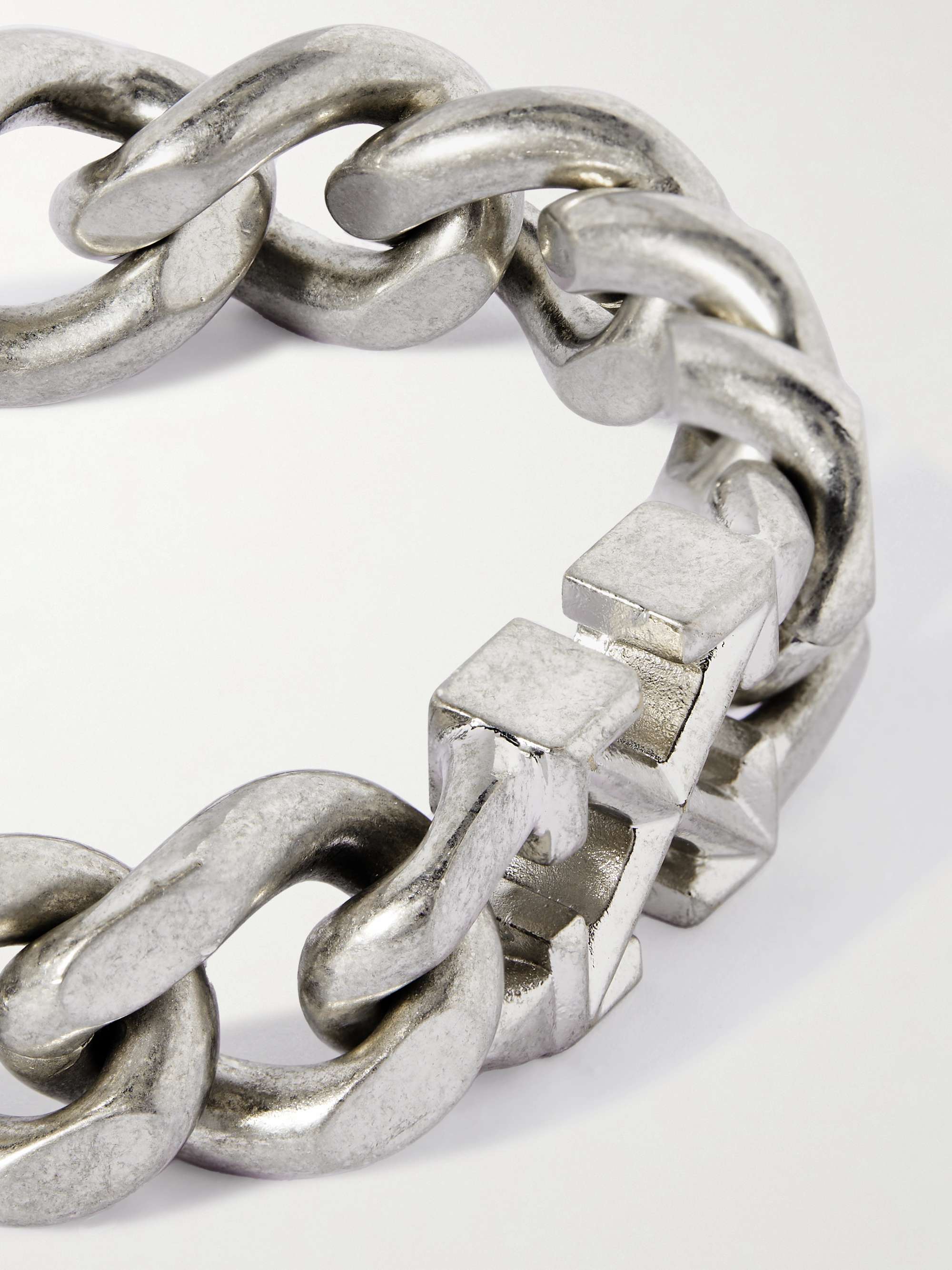 OFF-WHITE Silver-Tone Chain Bracelet for Men