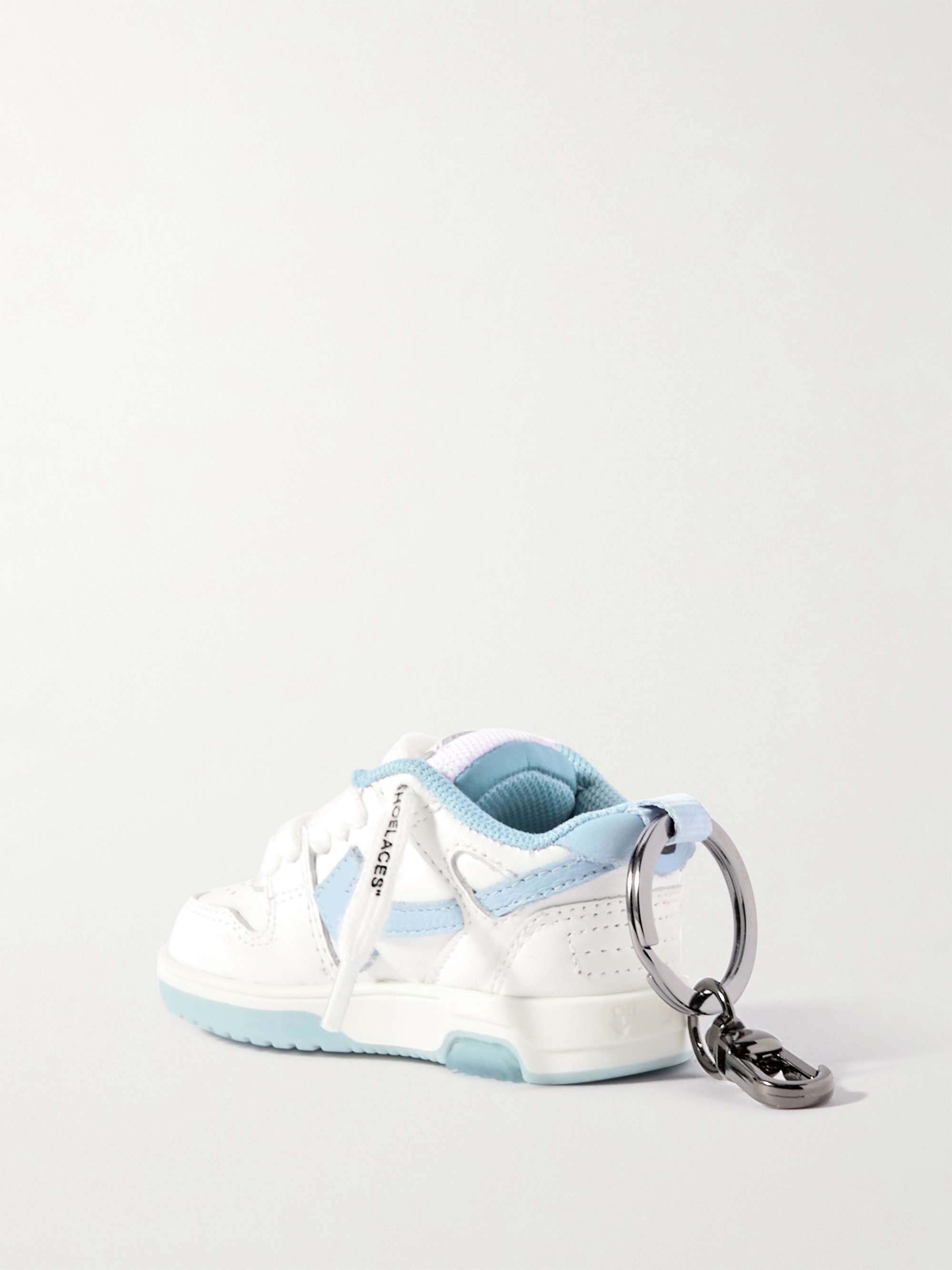 OFF-WHITE OOO Leather Keyring for Men | MR PORTER