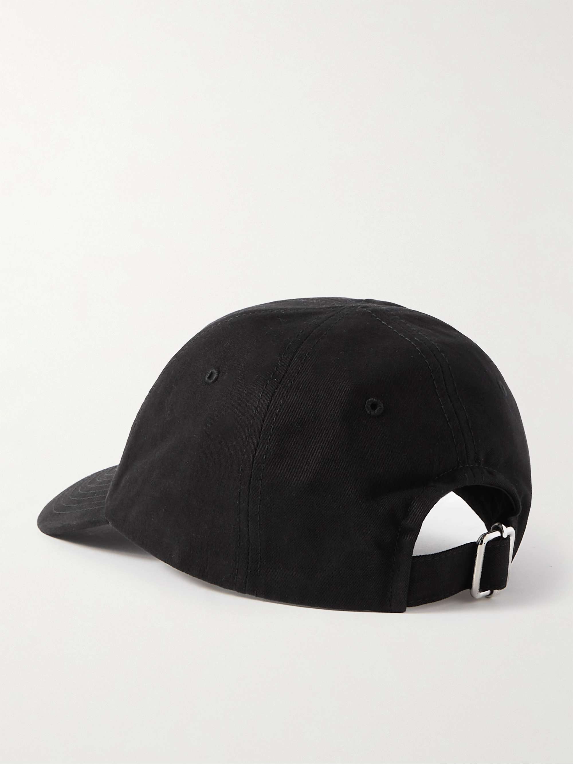 OFF-WHITE Logo-Embroidered Cotton-Gabardine Baseball Cap