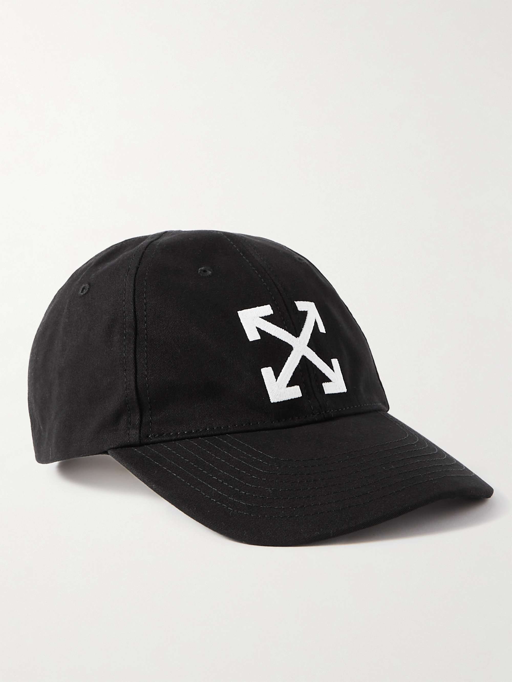 Black Gabardine Baseball Cap - Hats & Beanies for Men