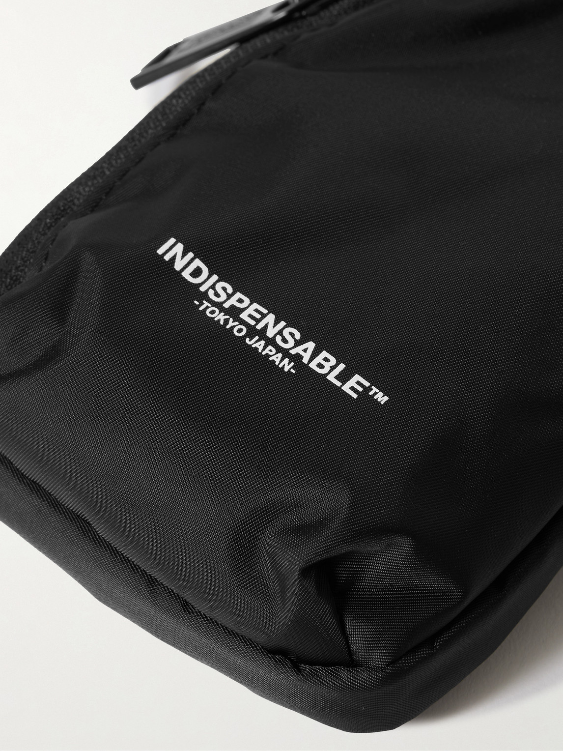 Shop Indispensable Logo-print Econyl® Phone Pouch In Black