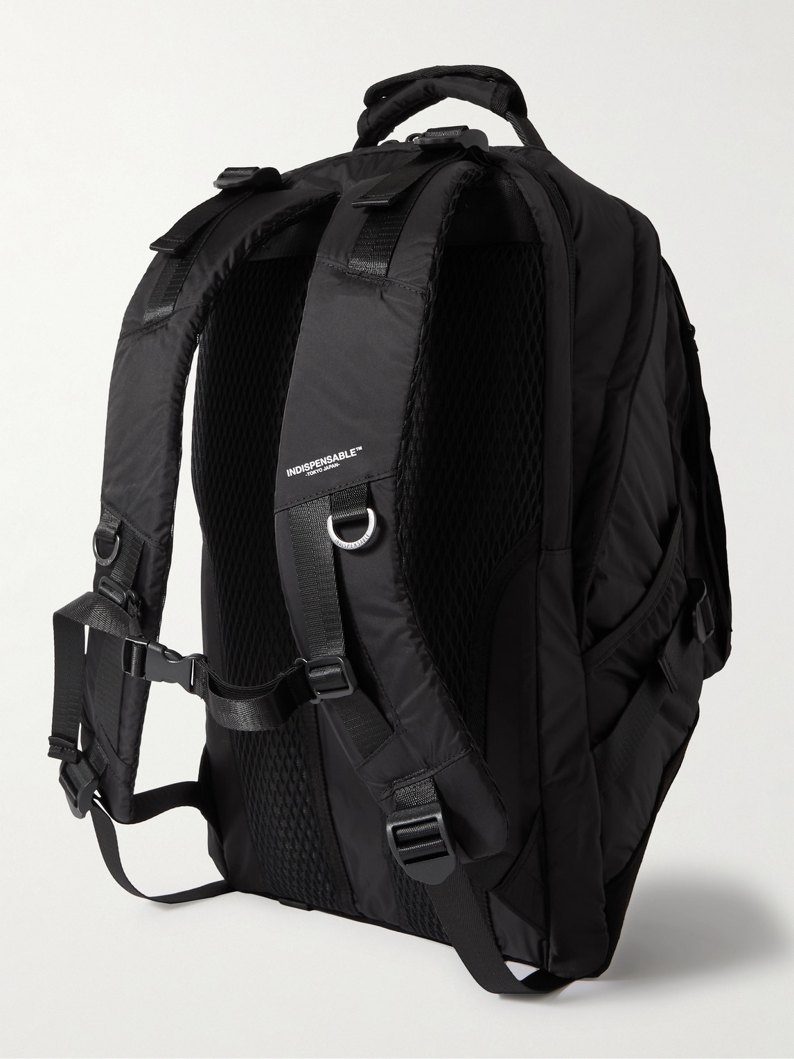 Shop Indispensable Logo-print Econyl® Backpack In Black
