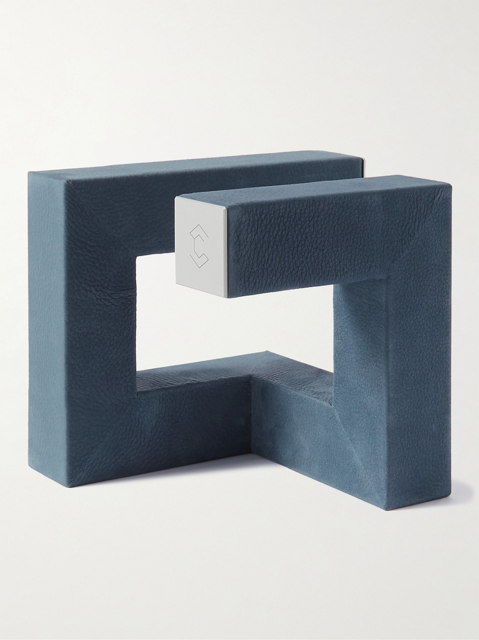 CHARLES SIMON Hudson 3 Nubuck and Aluminium Watch Stand