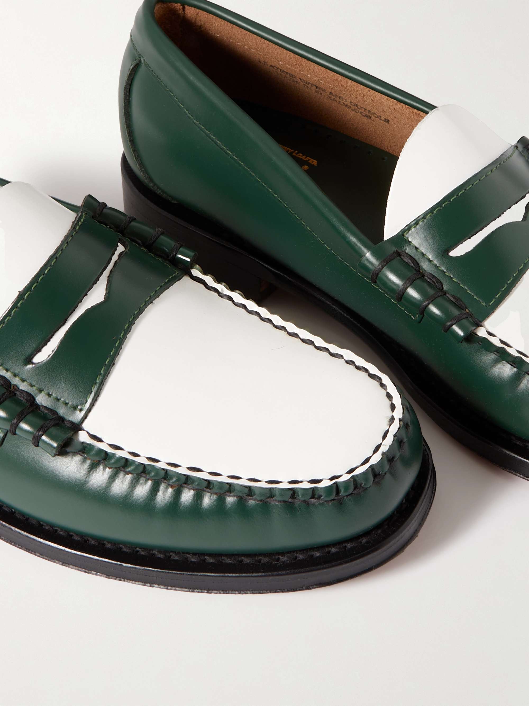 G.H. BASS & CO. Weejuns Heritage Larson Leather Penny Loafers