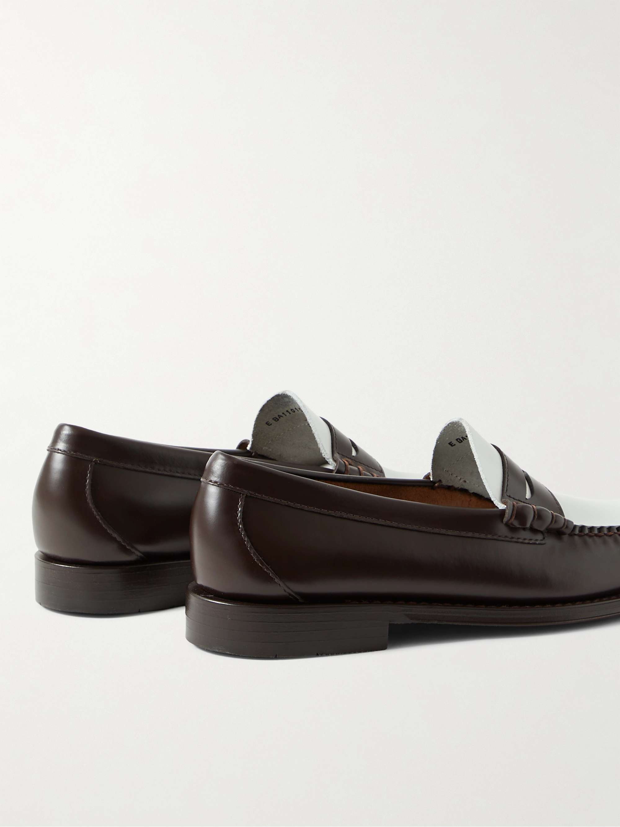 Weejuns Heritage Larson Colour-Block Leather Penny Loafers