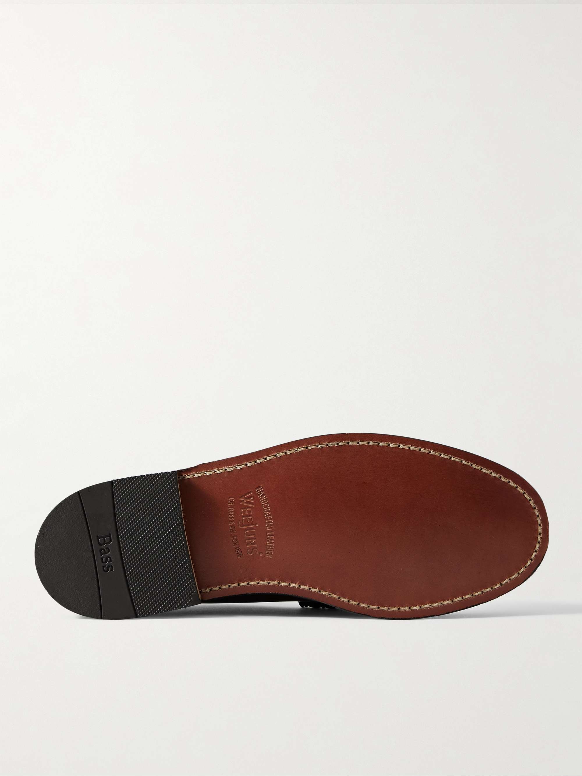 G.H. BASS Weejuns Heritage Larson Leather Penny Loafers