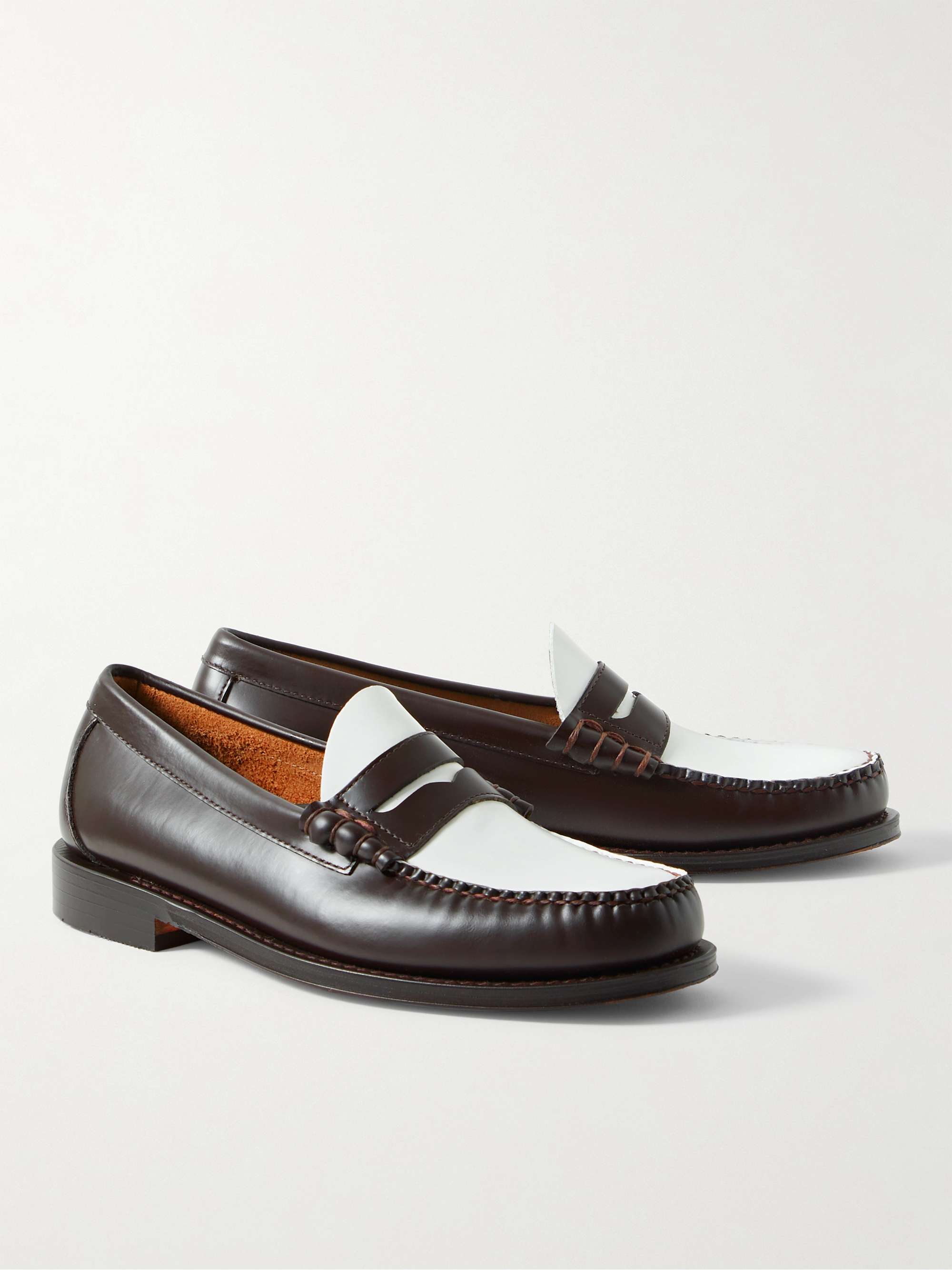 Weejuns Heritage Larson Colour-Block Leather Penny Loafers