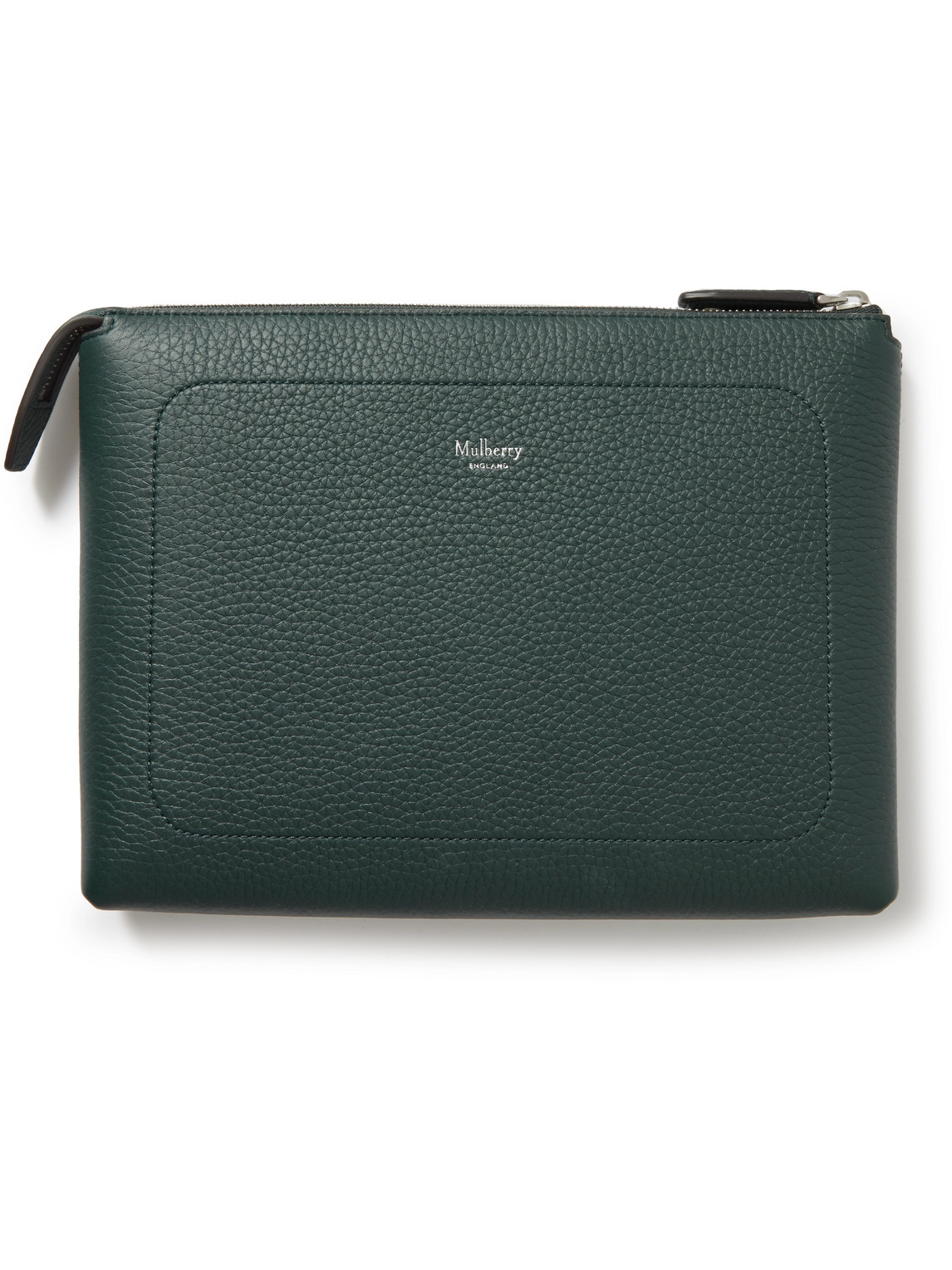 Mulberry City Full-grain Leather Ipad Case In Green